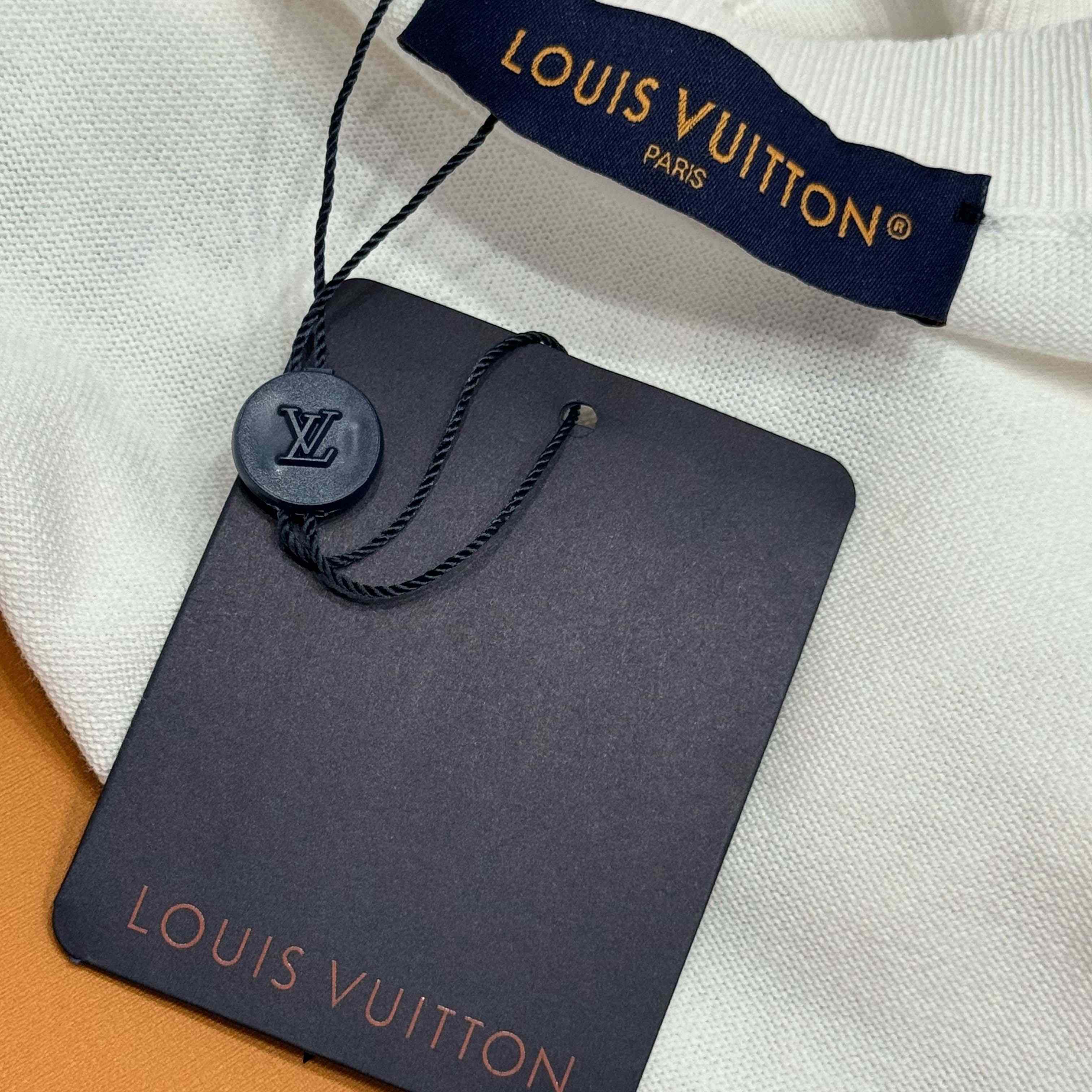 Louis Vuitton Short-Sleeved Knitted Crewneck   1AIMAU - FashionPlug