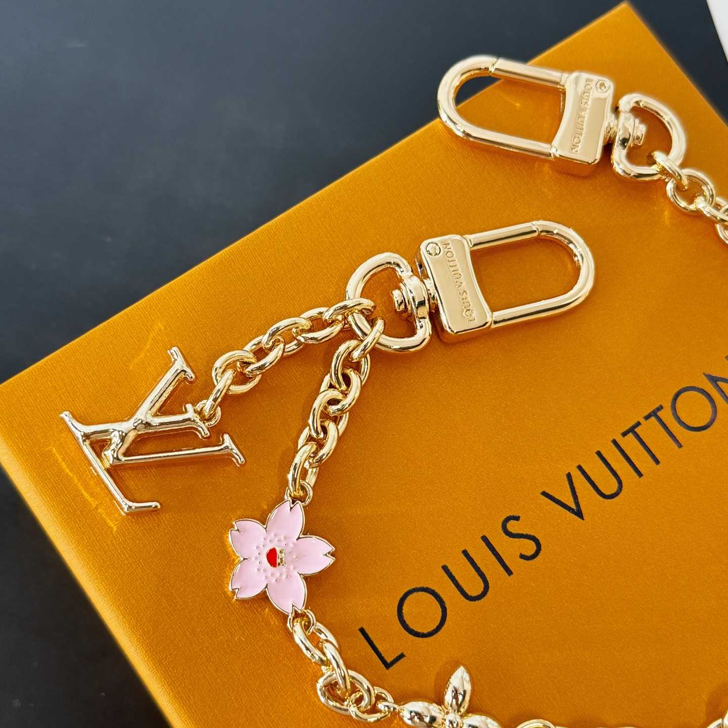 Louis Vuitton LV x TM Cherry Blossom Bag Chain   M02540 - FashionPlug