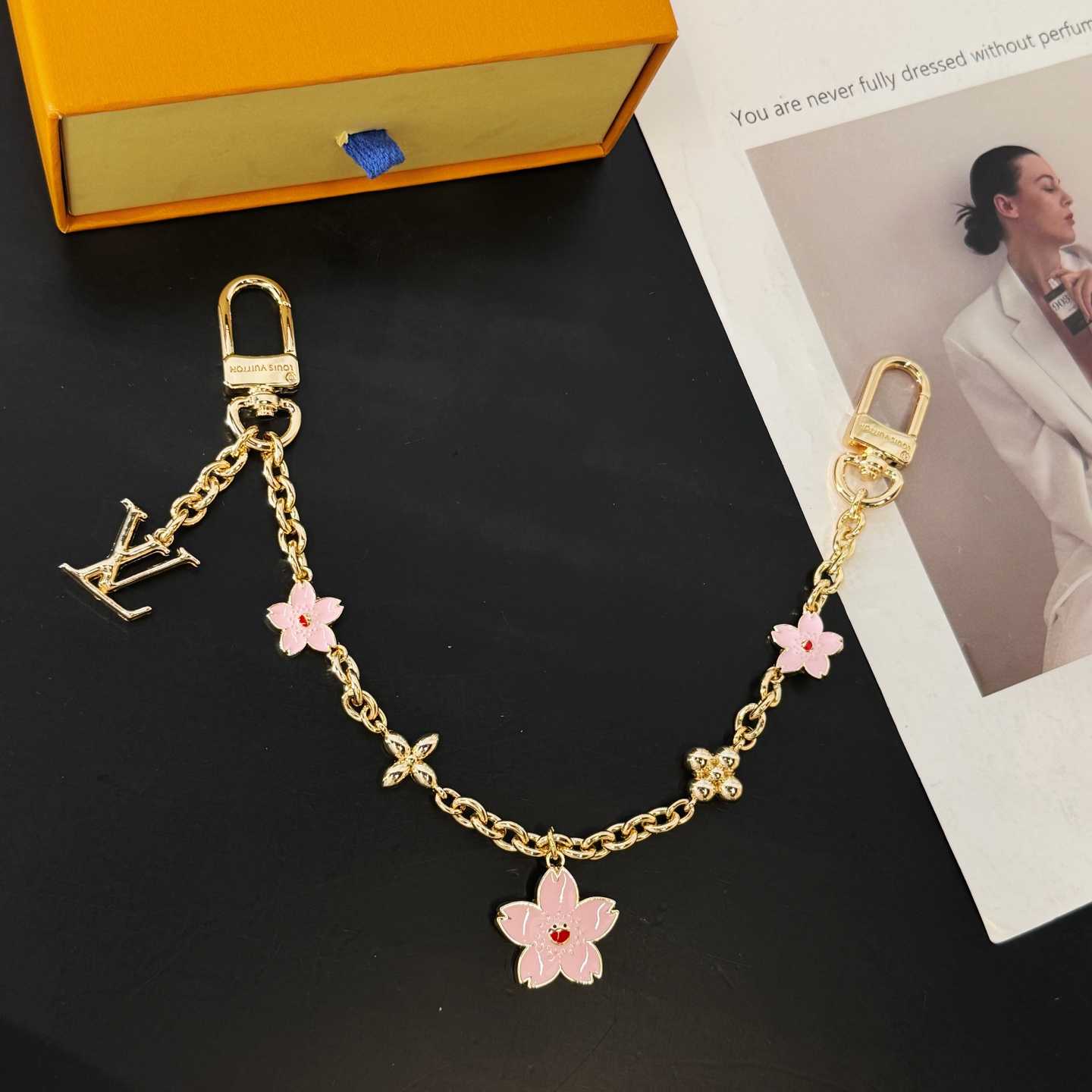Louis Vuitton LV x TM Cherry Blossom Bag Chain   M02540 - FashionPlug