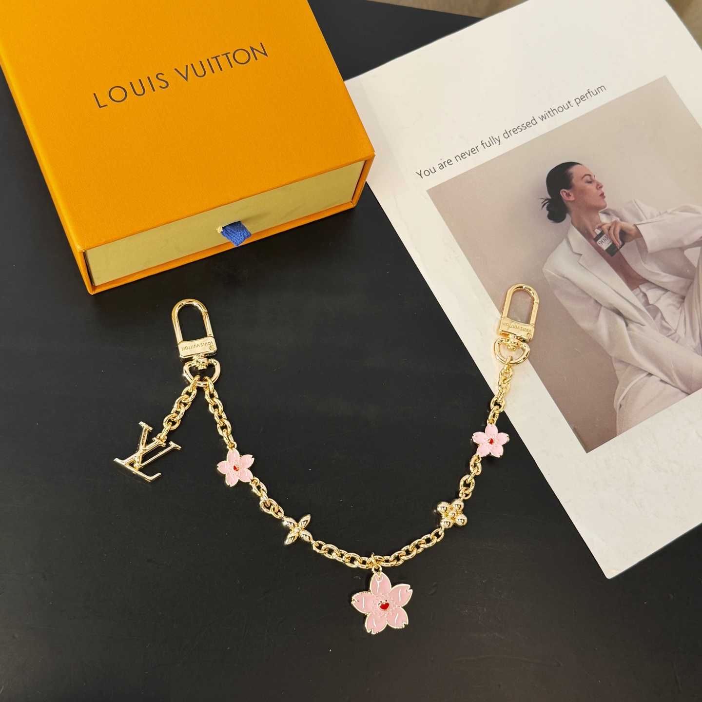 Louis Vuitton LV x TM Cherry Blossom Bag Chain   M02540 - FashionPlug