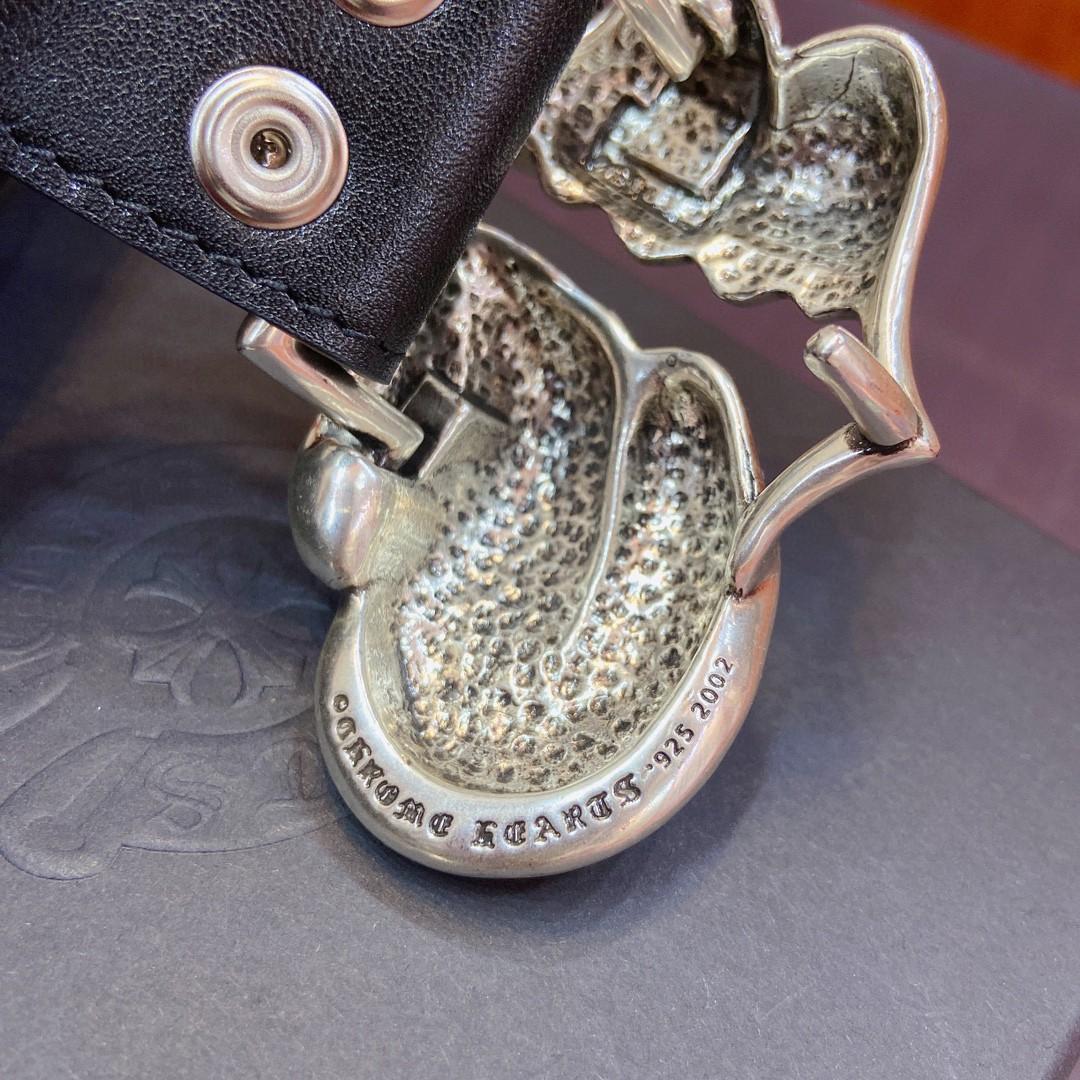 Chrome Hearts Leather Belt   - FashionPlug