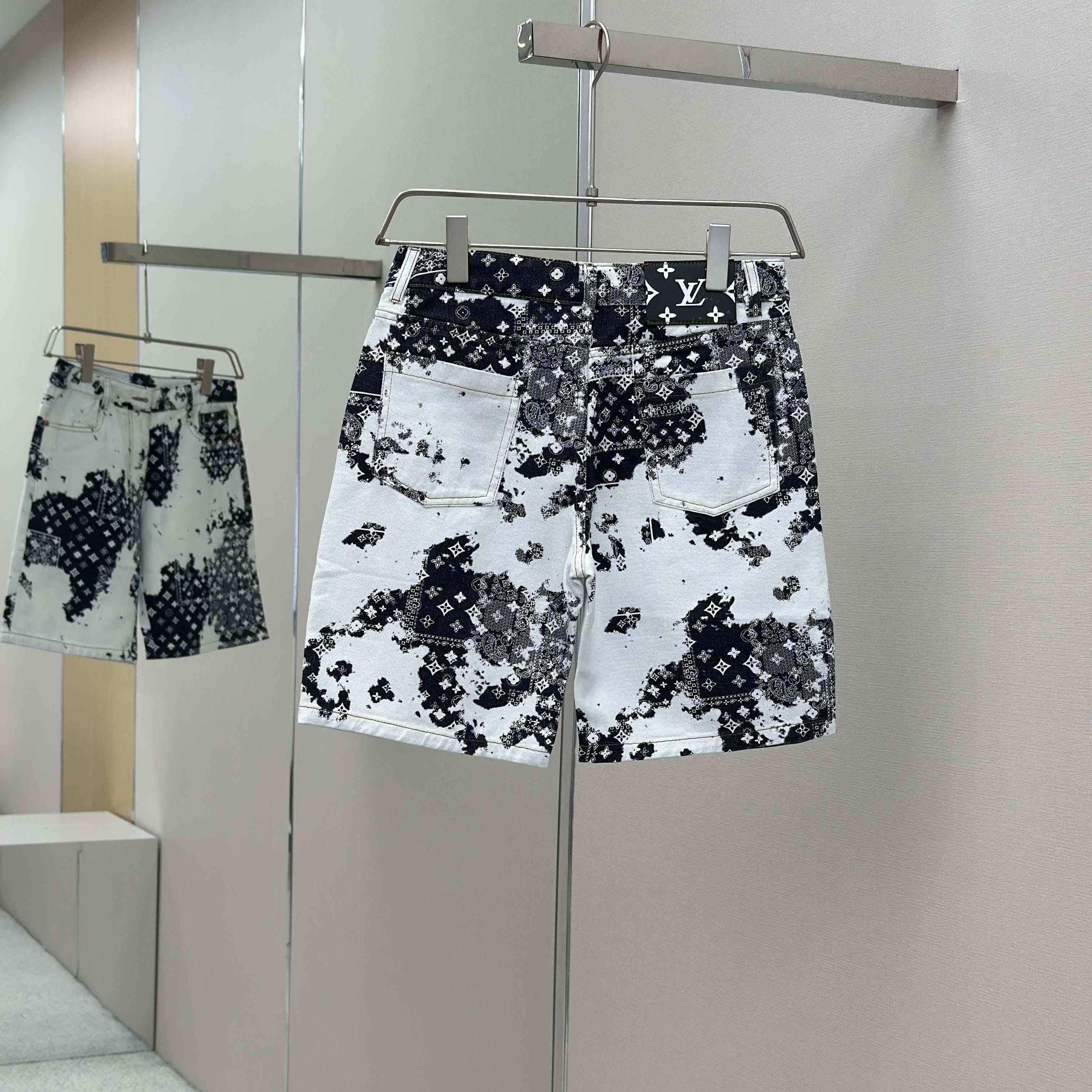 Louis Vuitton Monogram Denim Shorts - FashionPlug