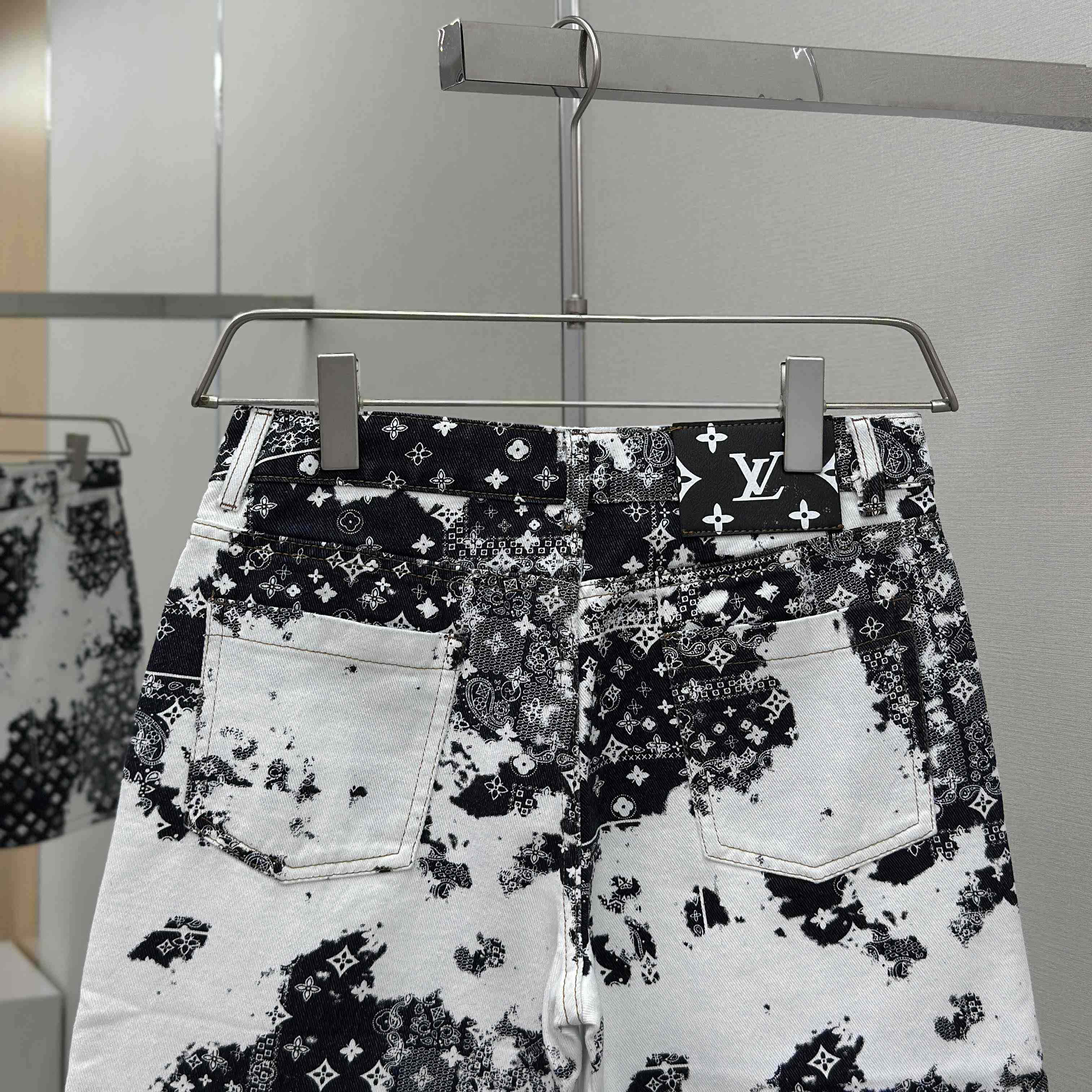 Louis Vuitton Monogram Denim Shorts - FashionPlug