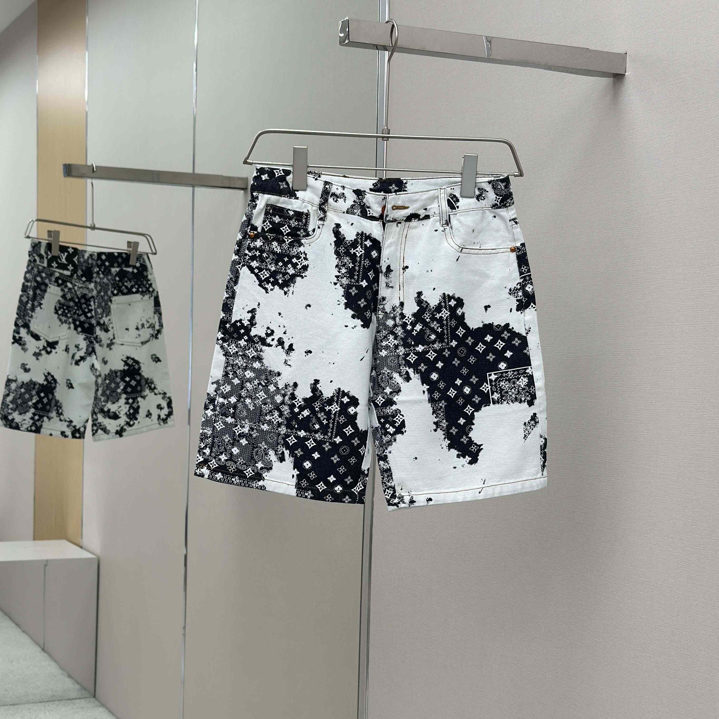 Louis Vuitton Monogram Denim Shorts - FashionPlug