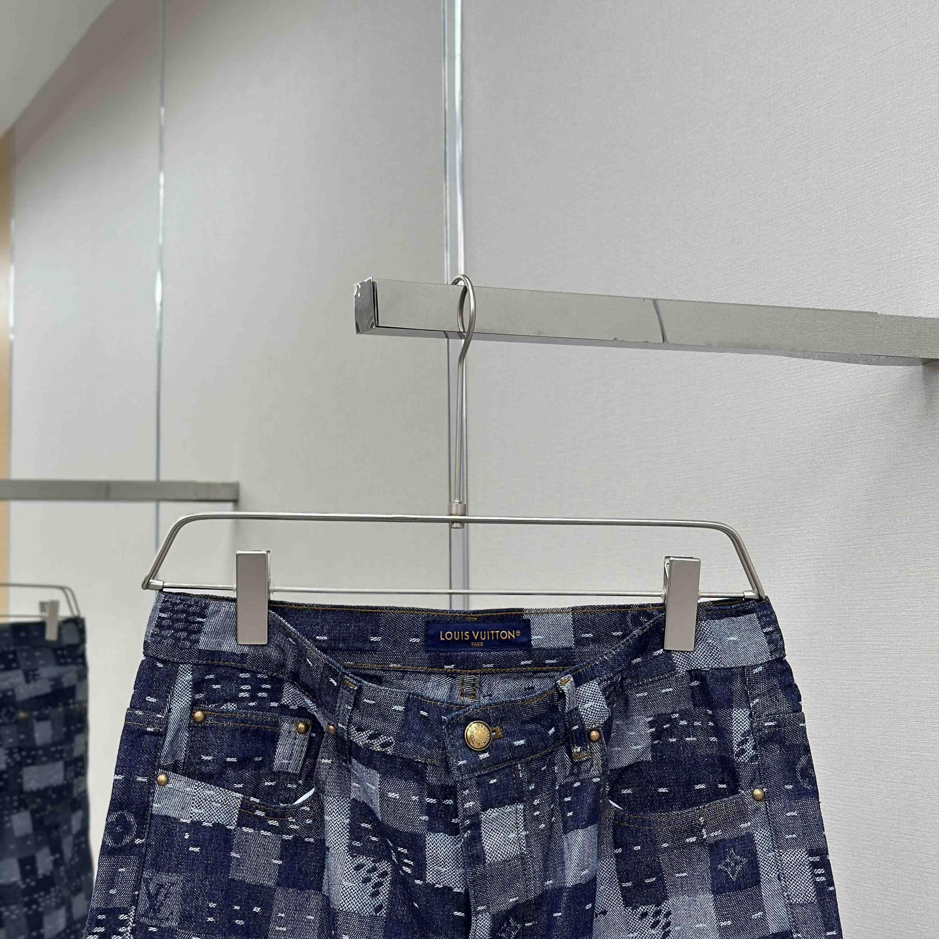 Louis Vuitton x Nigo Denim Shorts - FashionPlug