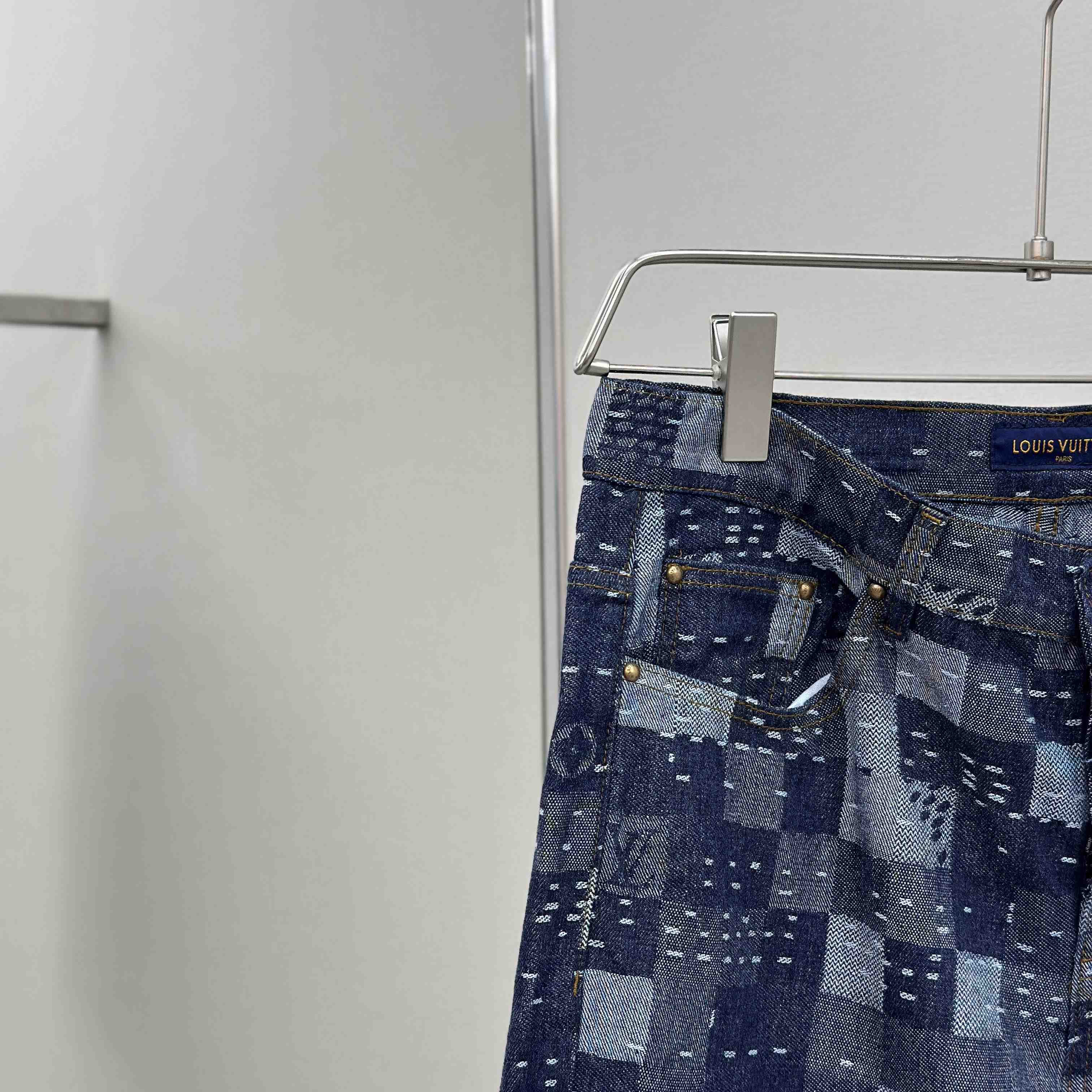 Louis Vuitton x Nigo Denim Shorts - FashionPlug