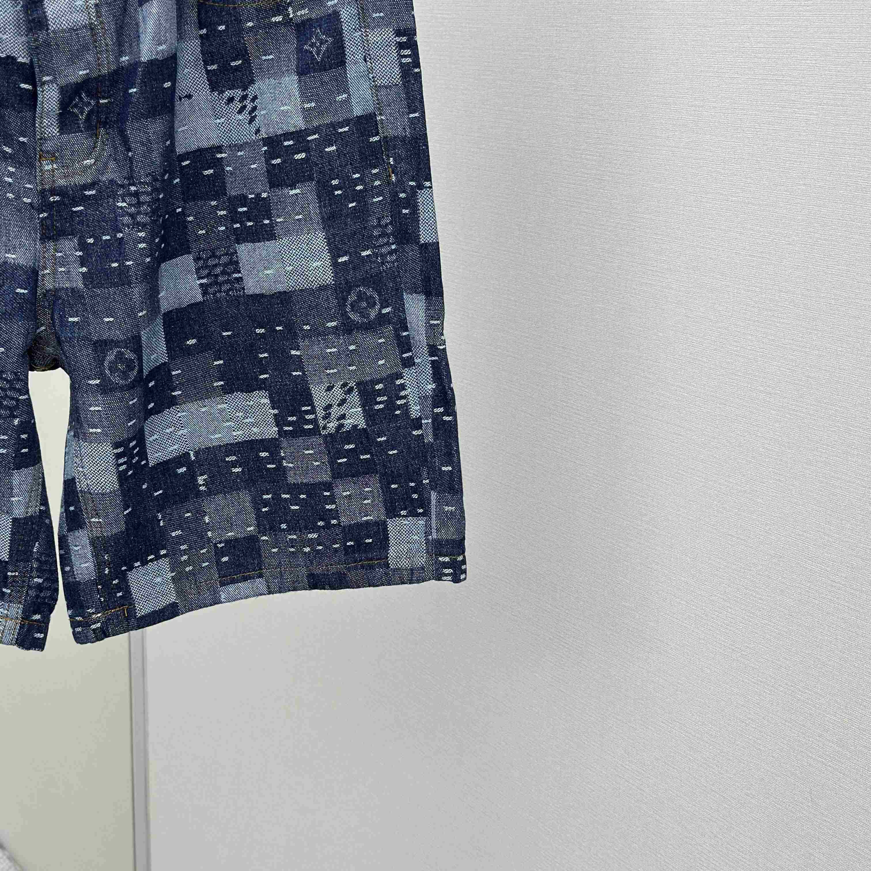 Louis Vuitton x Nigo Denim Shorts - FashionPlug