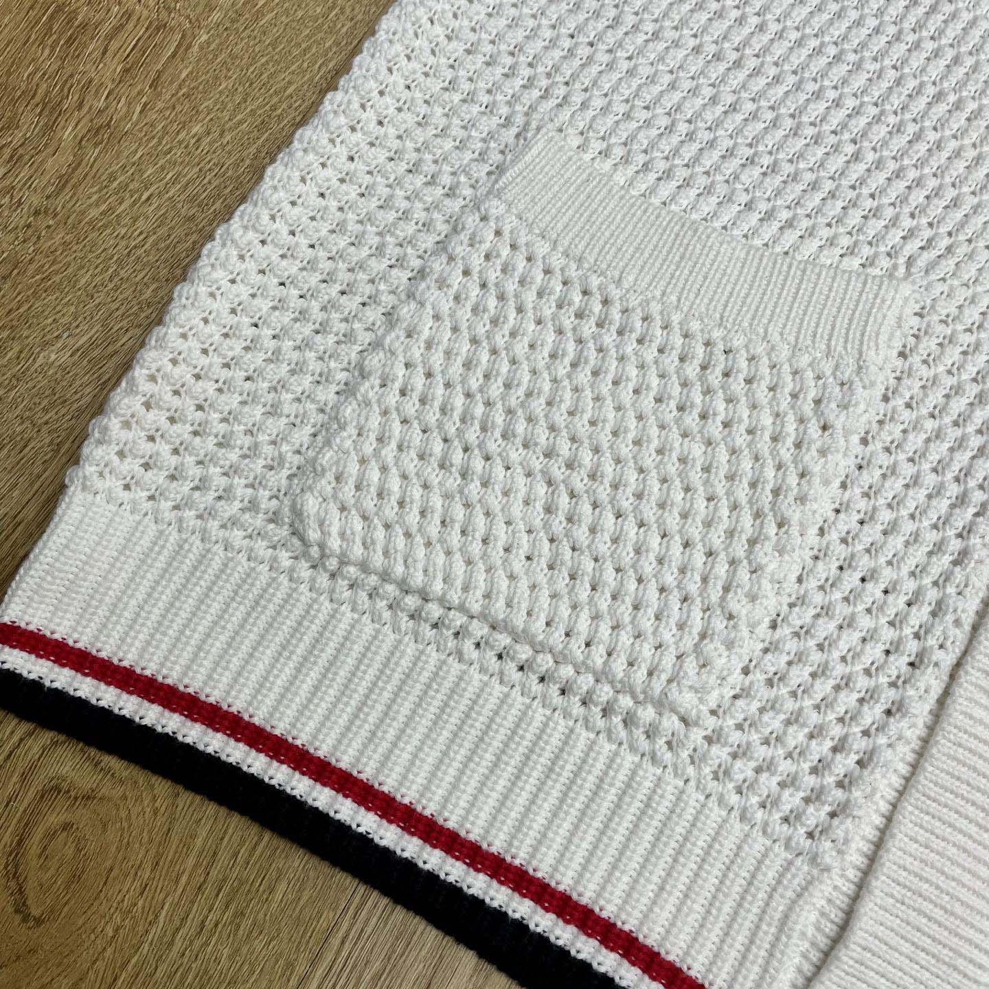 Casablanca Cotton Tennis Crochet Shacket - FashionPlug