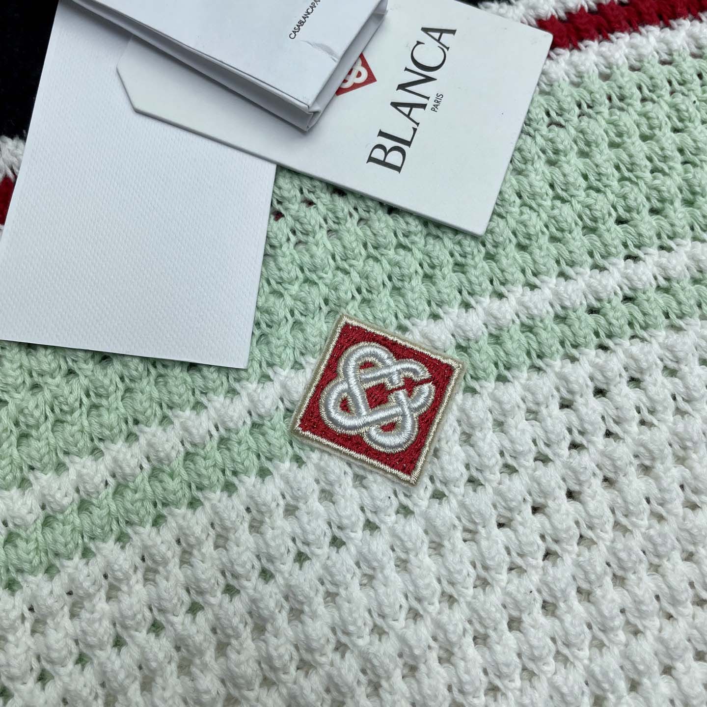Casablanca Cotton Tennis Crochet Shacket - FashionPlug