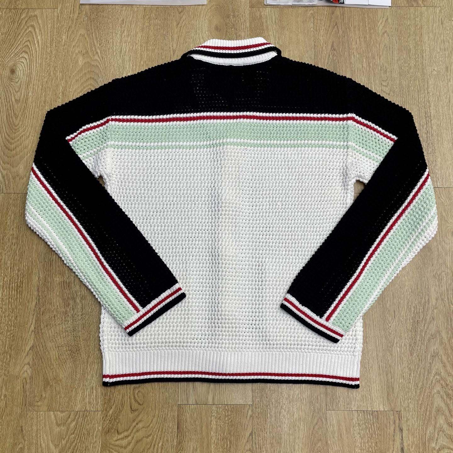 Casablanca Cotton Tennis Crochet Shacket - FashionPlug