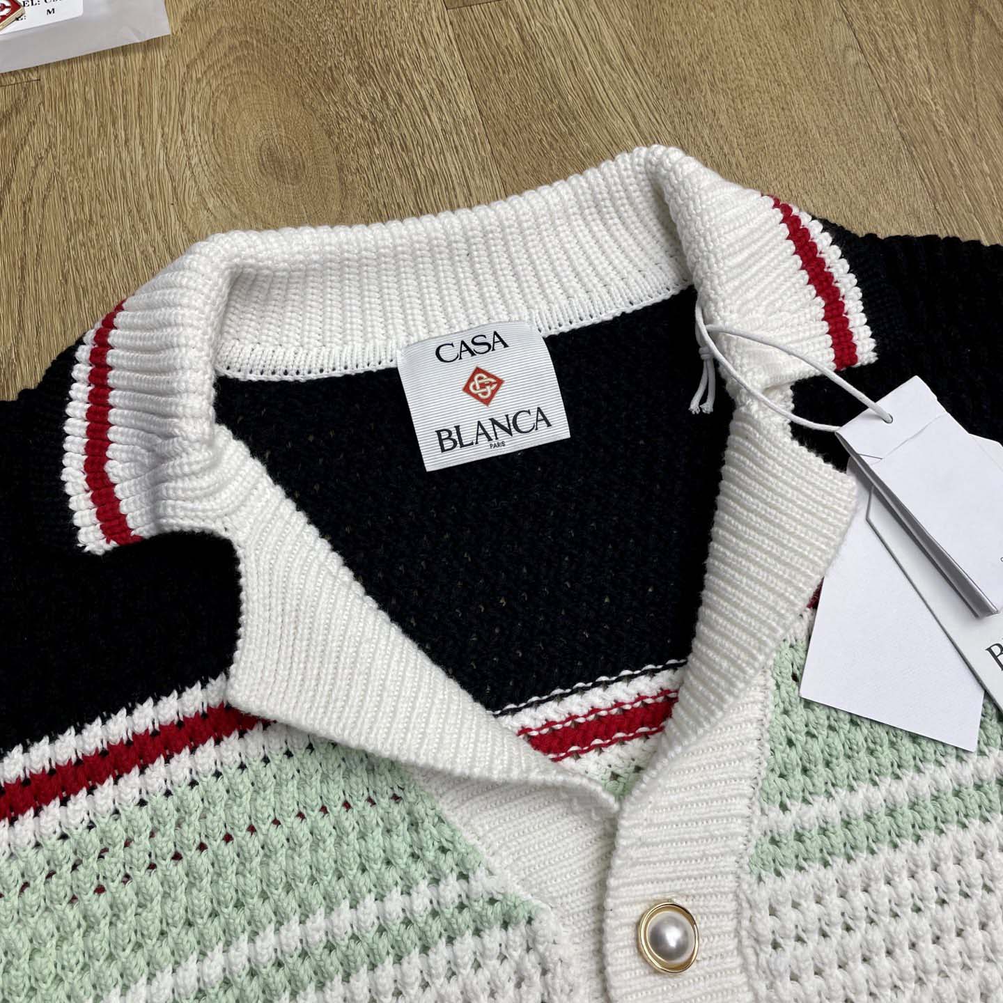 Casablanca Cotton Tennis Crochet Shacket - FashionPlug