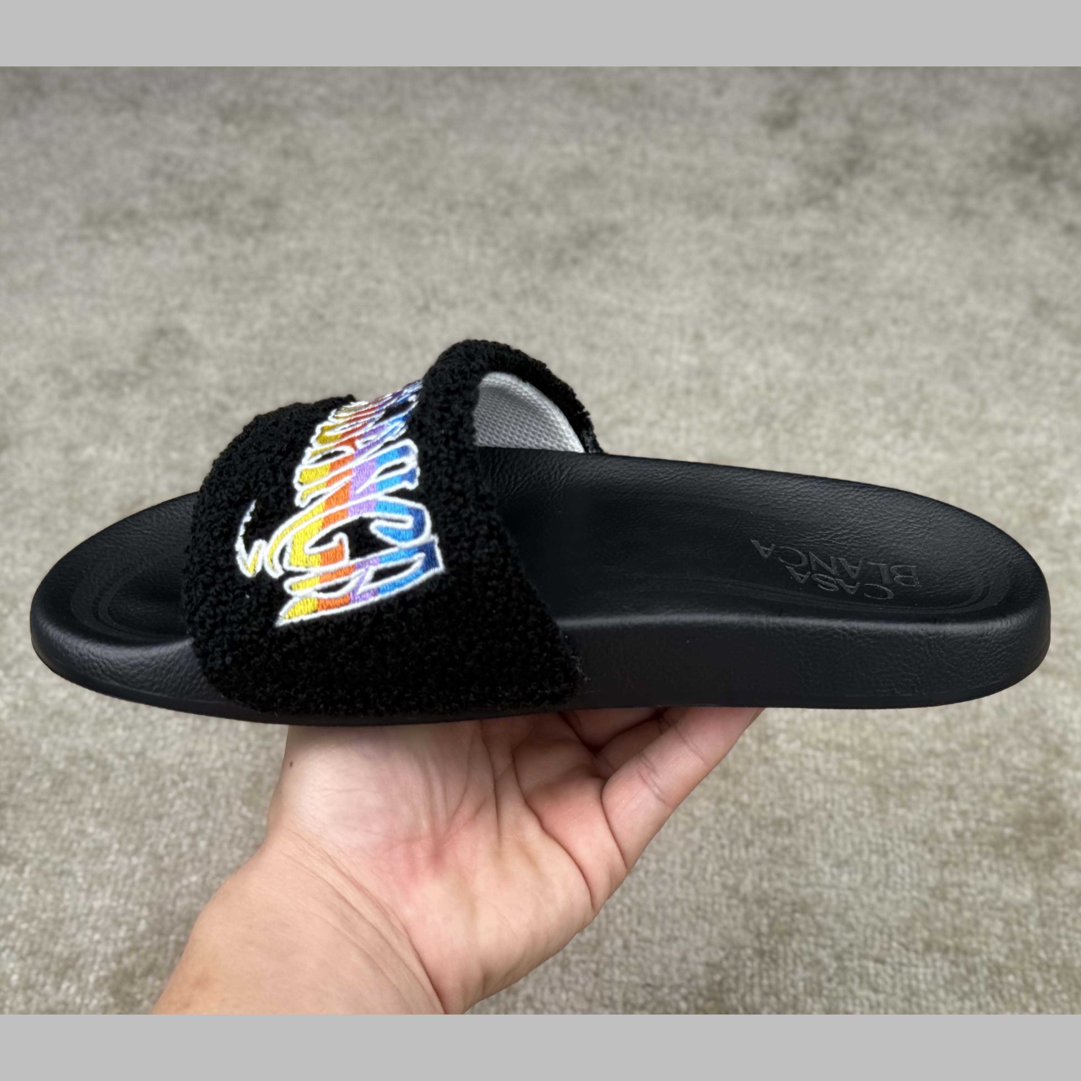 Casablanca Gothic Terry Slider - FashionPlug