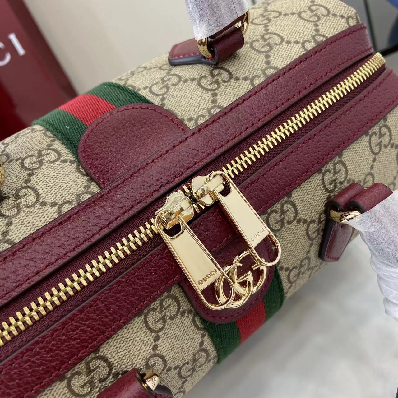 Gucci Ophidia Medium Boston Bag - FashionPlug
