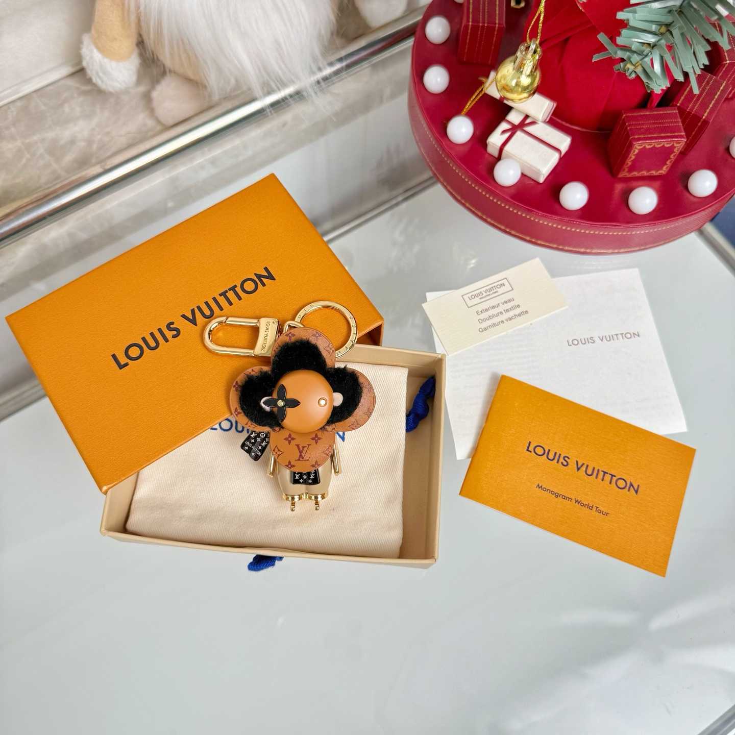 Louis Vuitton Vivienne Ski Bag Charm And Key Holder   M02137 - FashionPlug