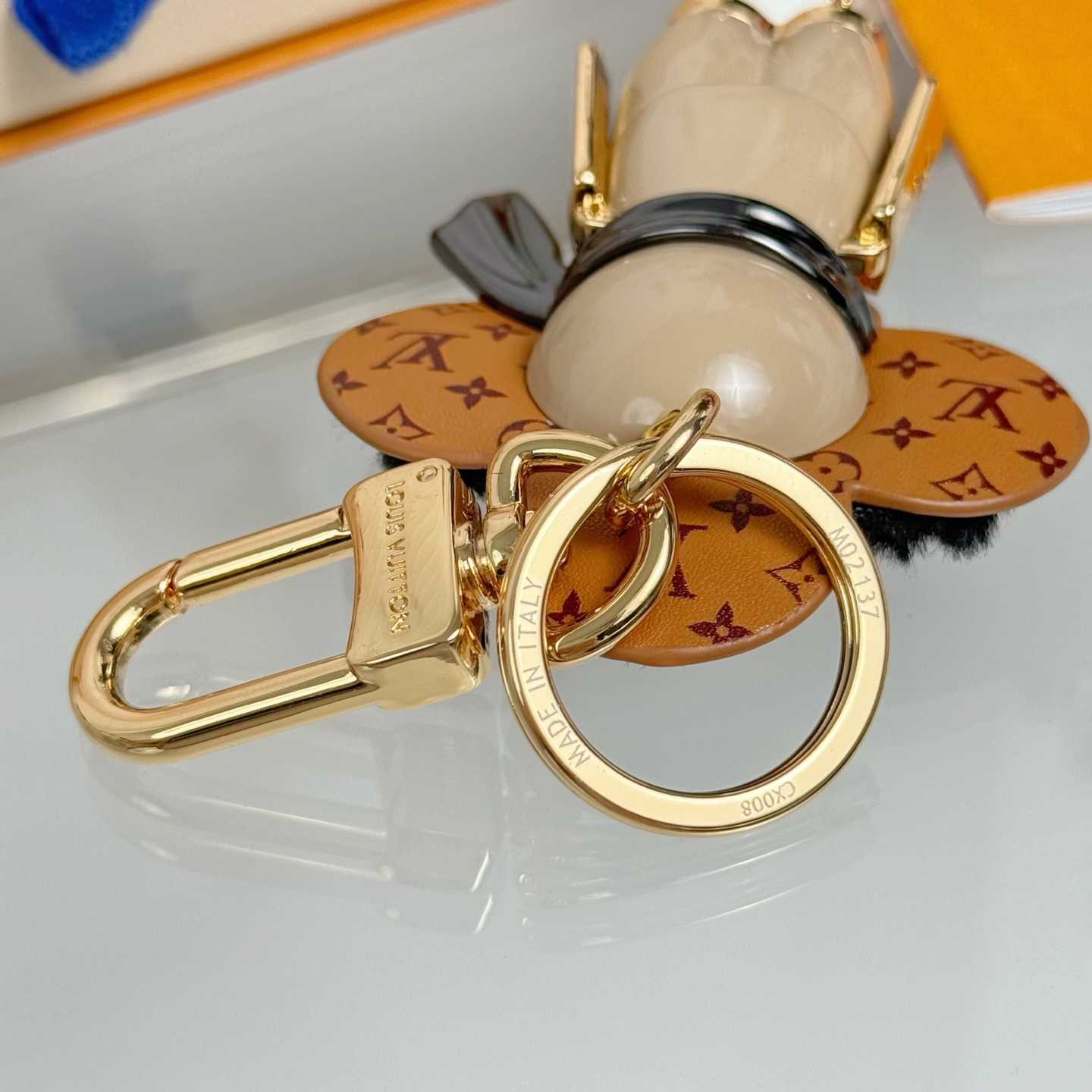 Louis Vuitton Vivienne Ski Bag Charm And Key Holder   M02137 - FashionPlug