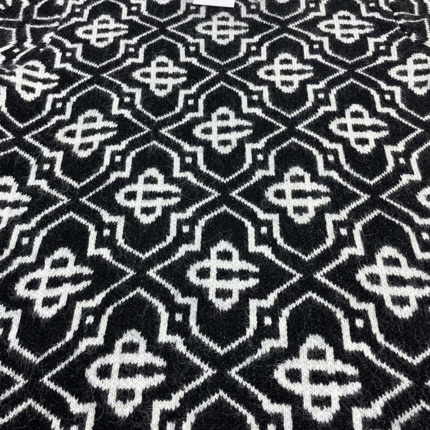 Casablanca Monogram-pattern Knitted Sweater - FashionPlug