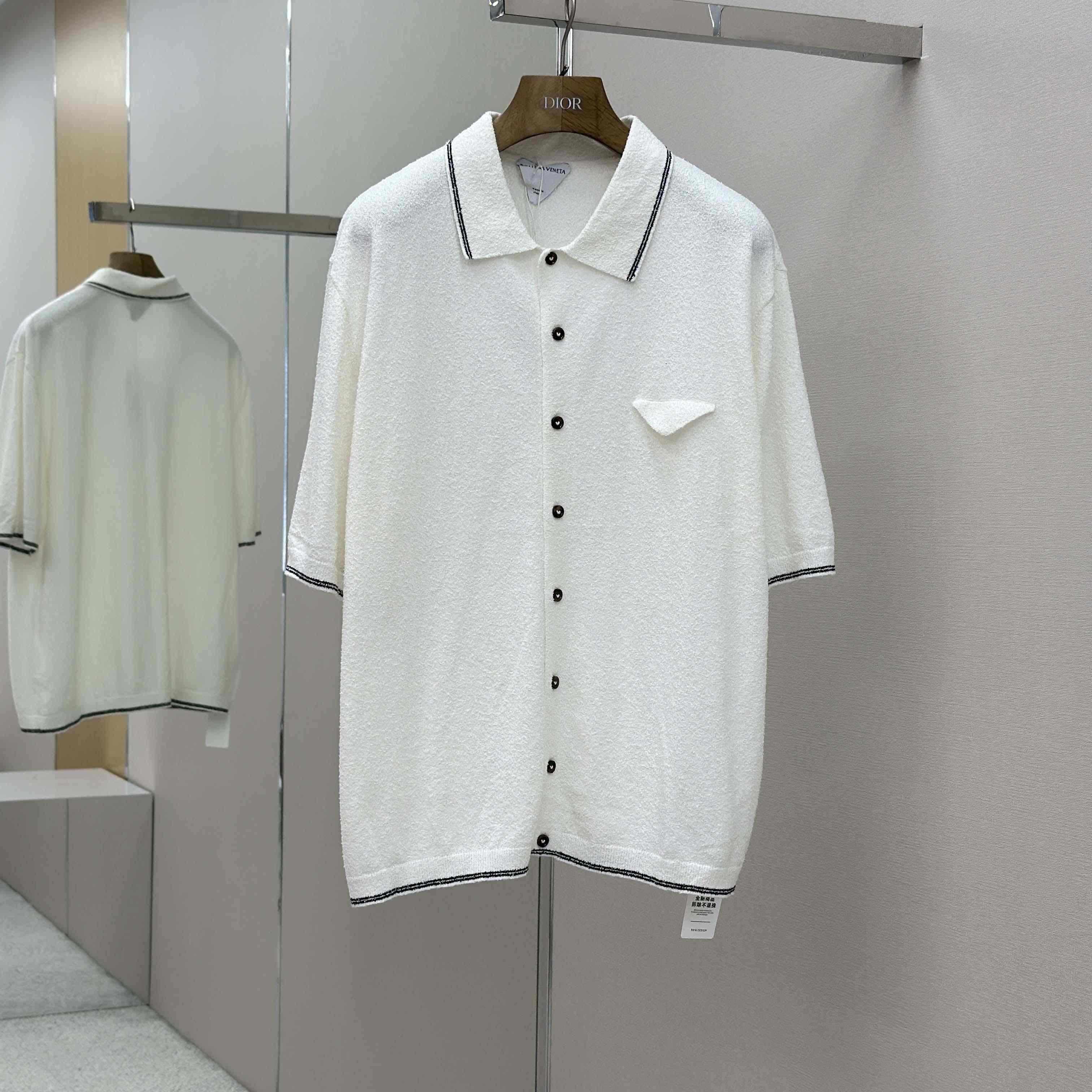 Bottega Veneta Cotton Bouclé Shirt - FashionPlug