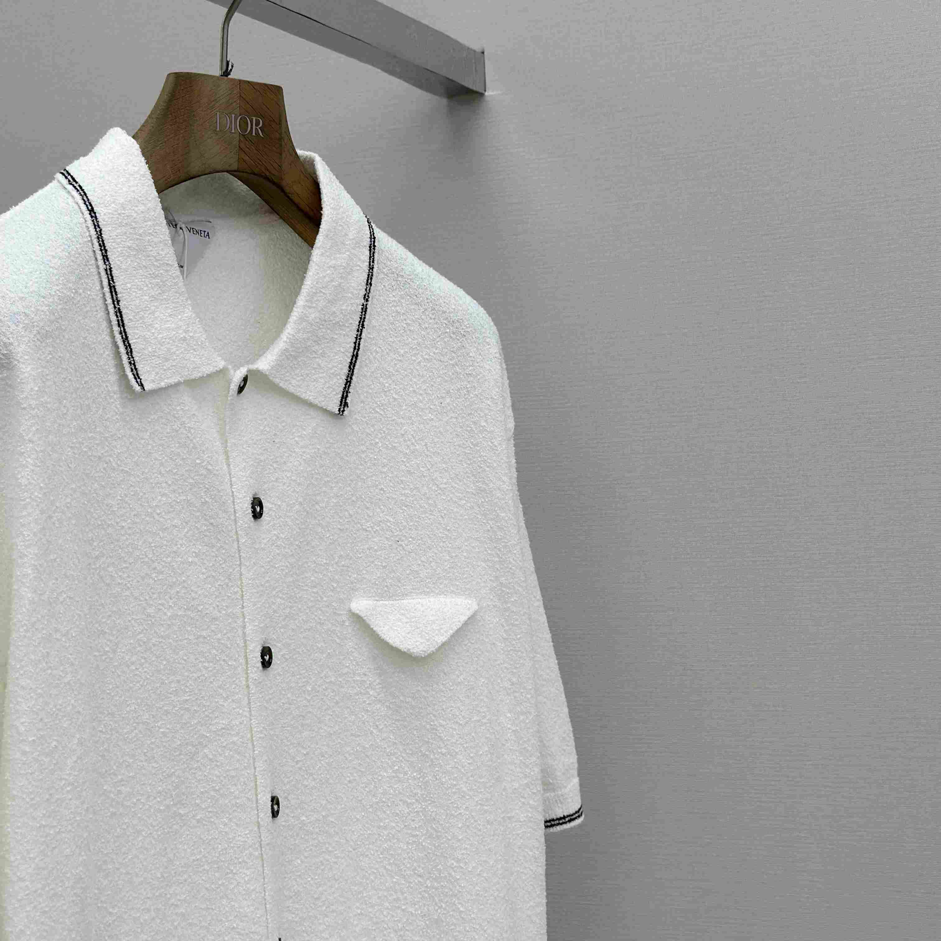 Bottega Veneta Cotton Bouclé Shirt - FashionPlug