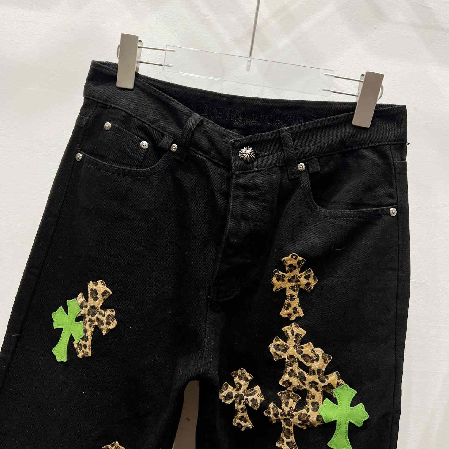 Chrome Hearts Cross Jeans - FashionPlug