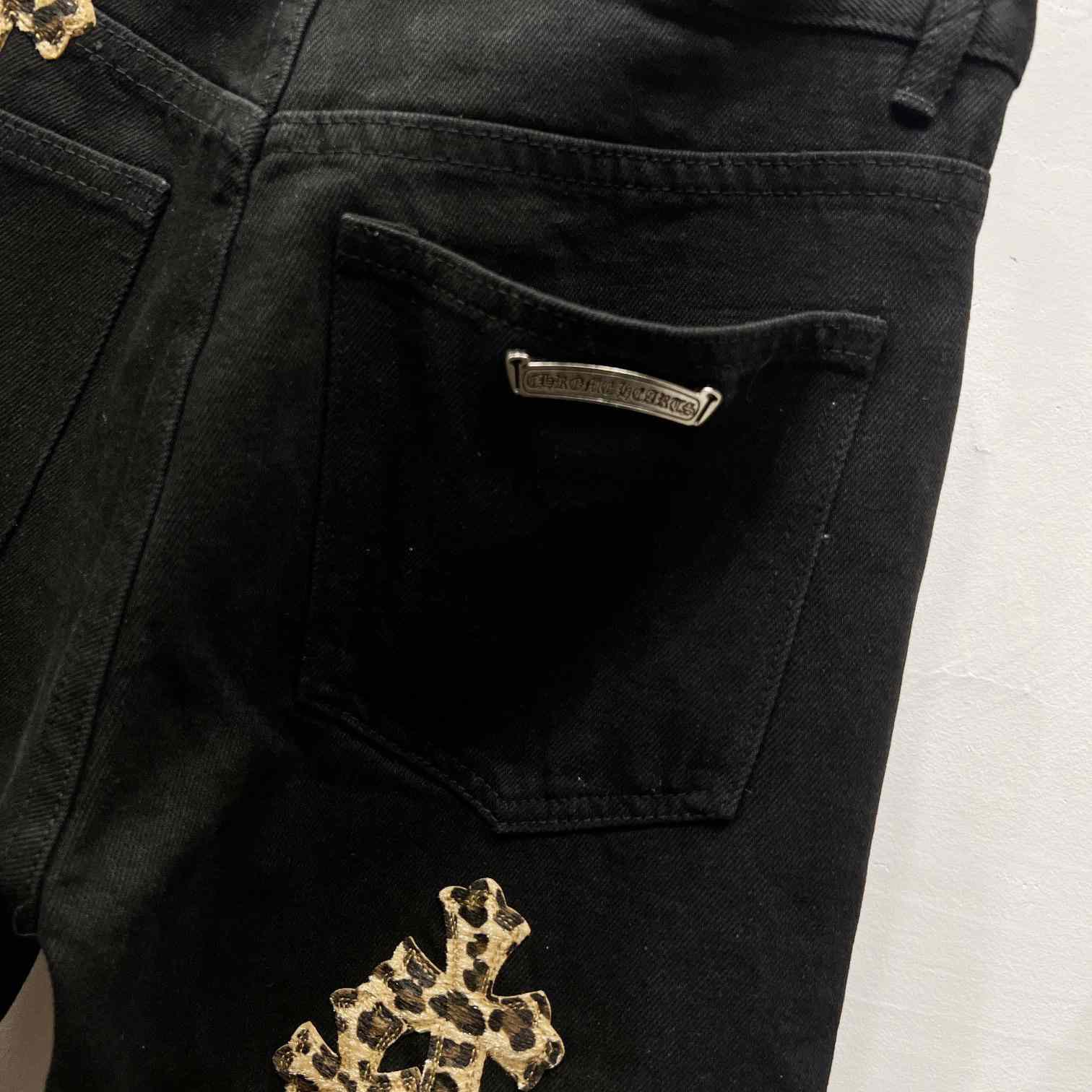 Chrome Hearts Cross Jeans - FashionPlug