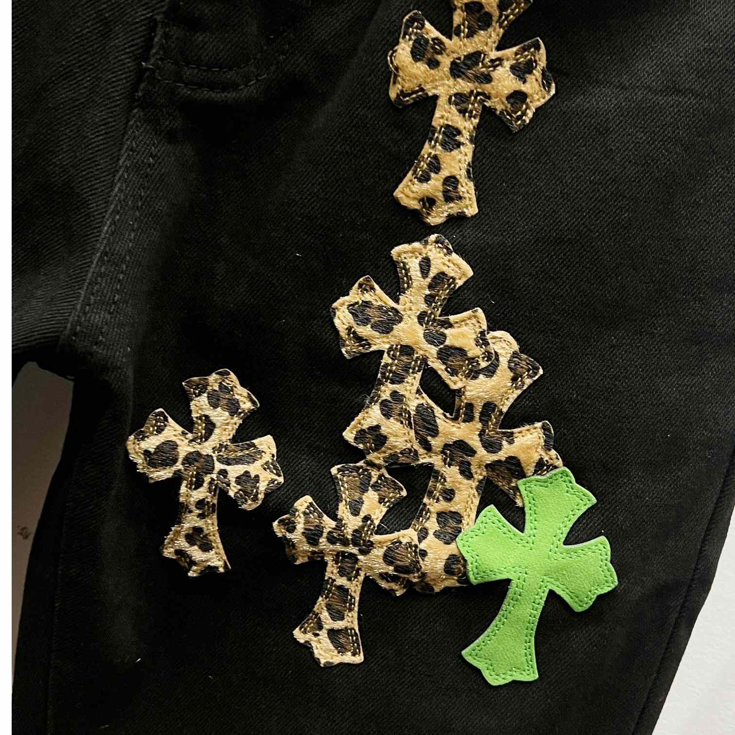 Chrome Hearts Cross Jeans - FashionPlug
