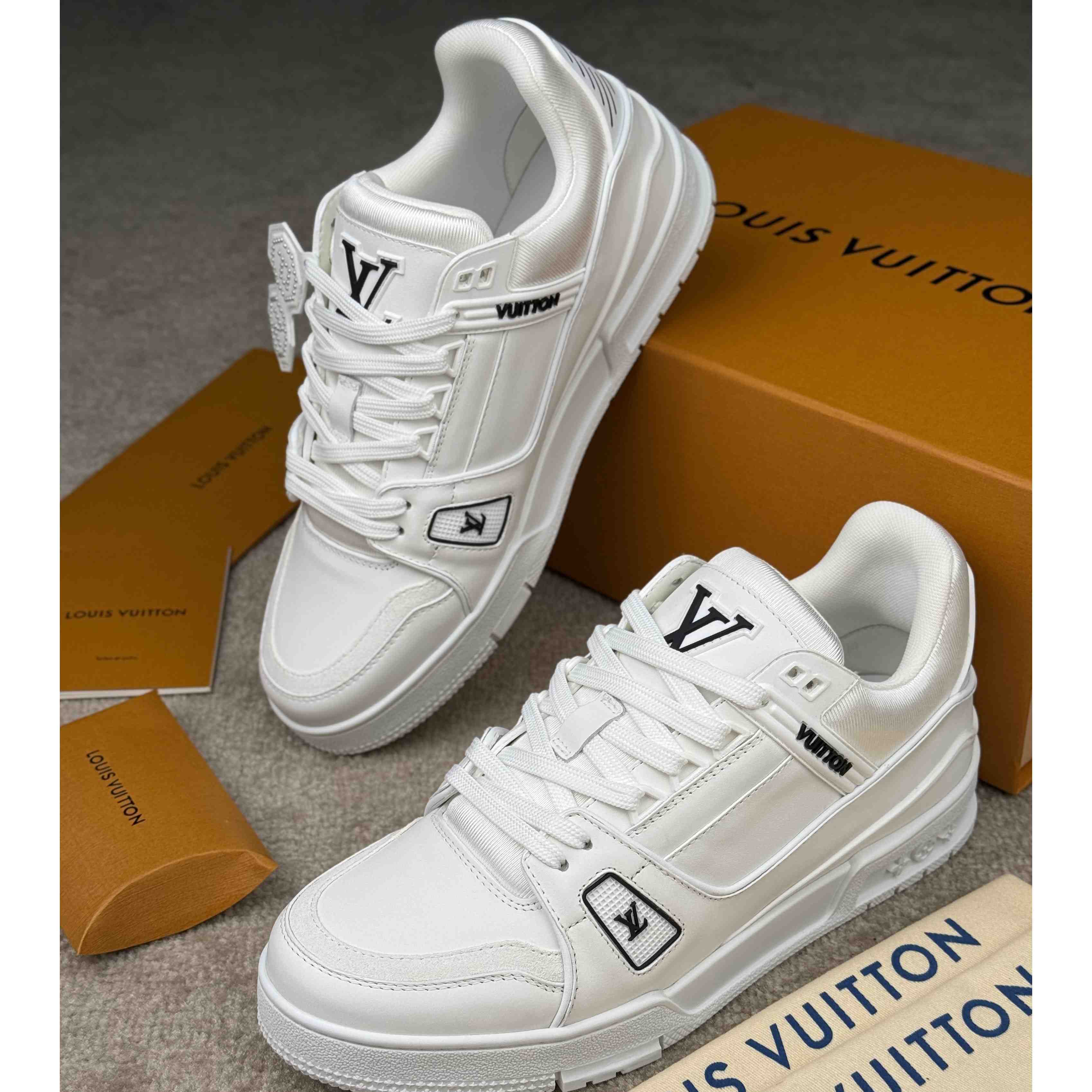 Louis Vuitton LV Trainer Sneaker   1AIKRA - FashionPlug