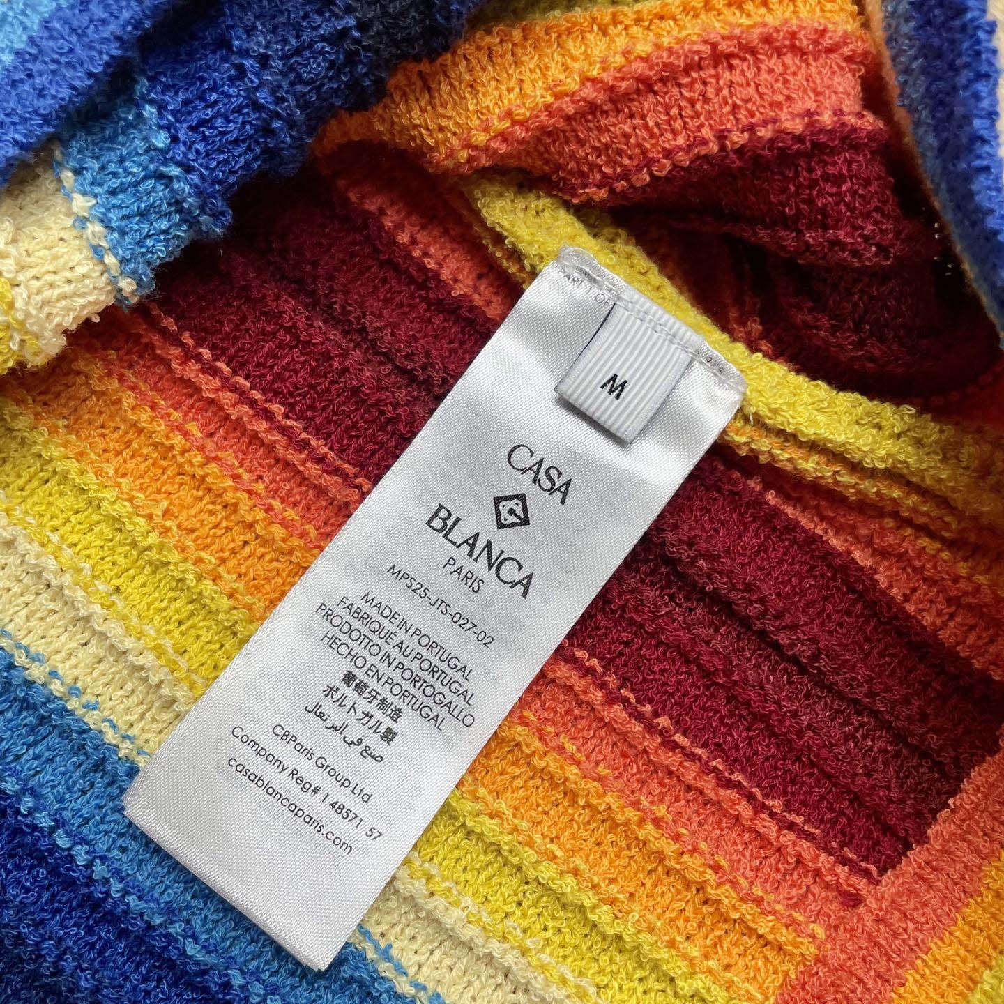Casablanca Gradient Stripe Towelling Jacket - FashionPlug