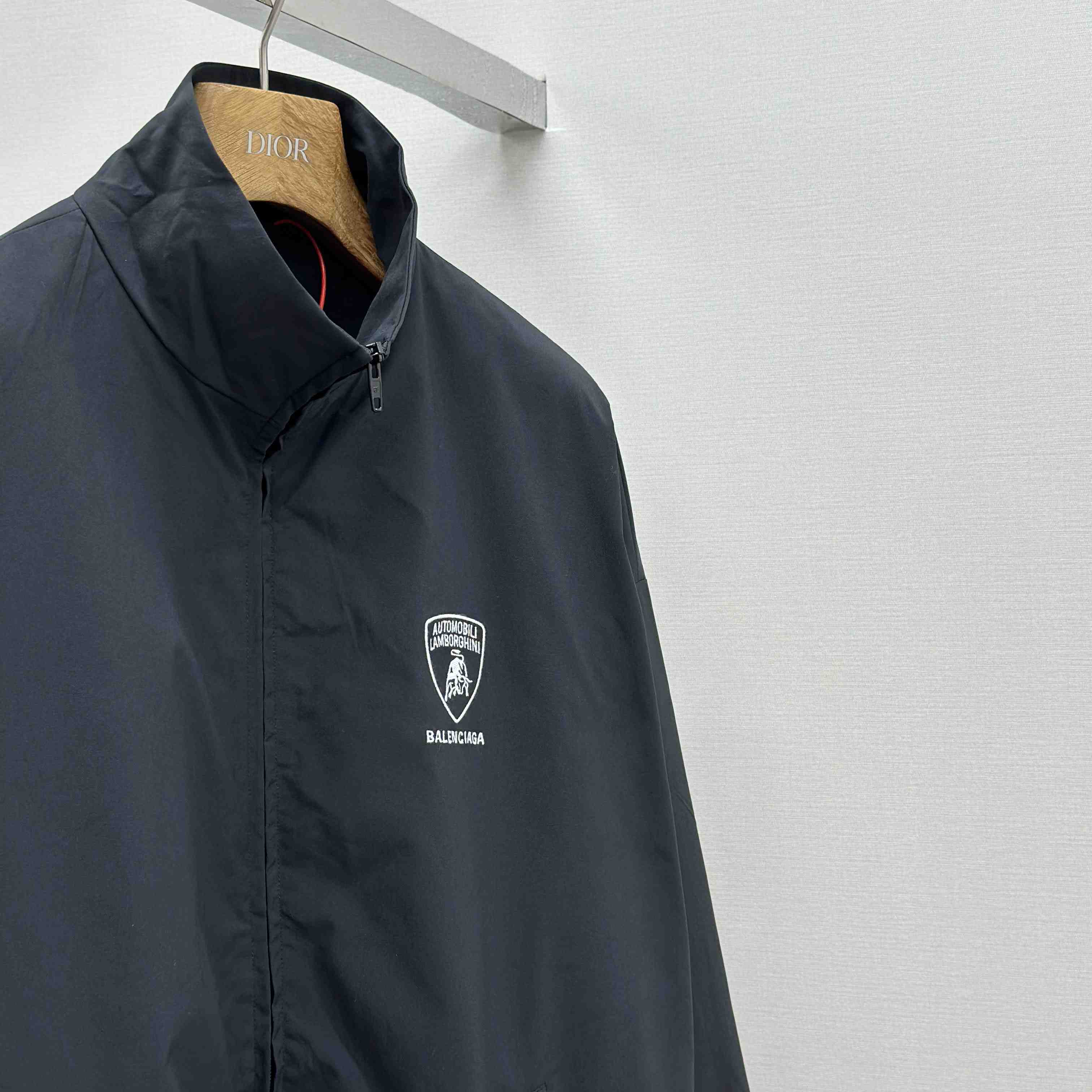 Balenciaga x Automobili Lamborghini Logo-embroidered Track Jacket - FashionPlug