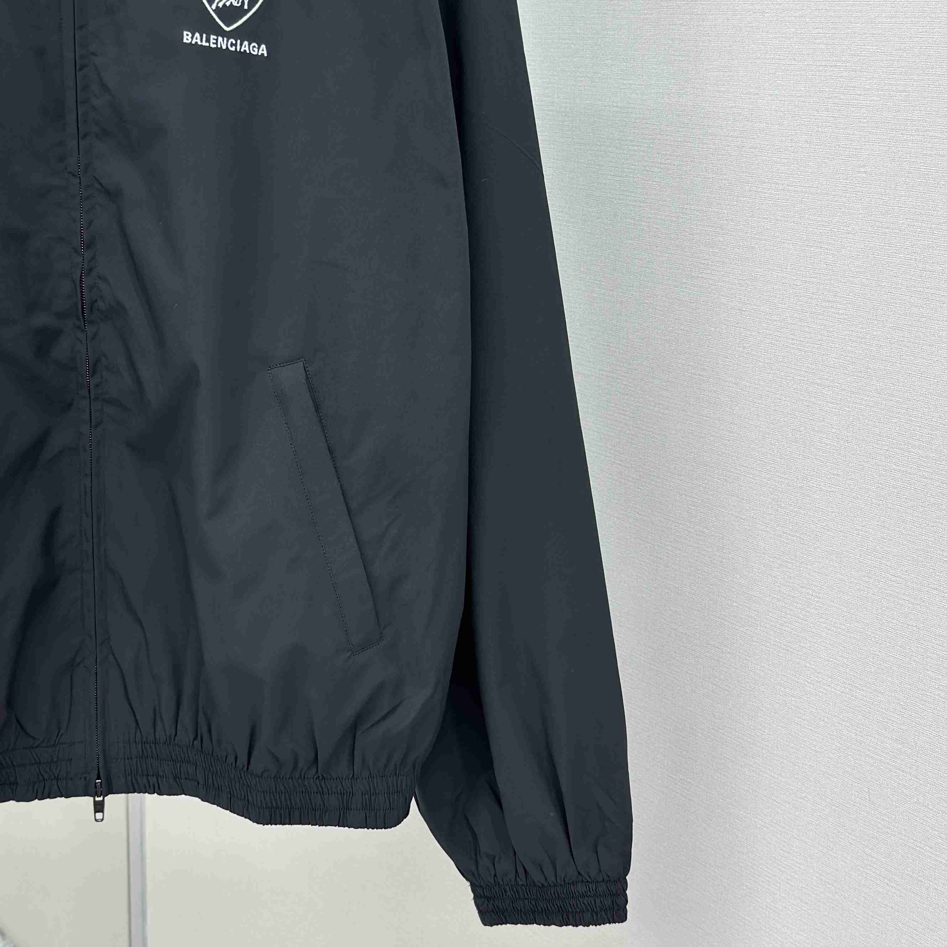 Balenciaga x Automobili Lamborghini Logo-embroidered Track Jacket - FashionPlug
