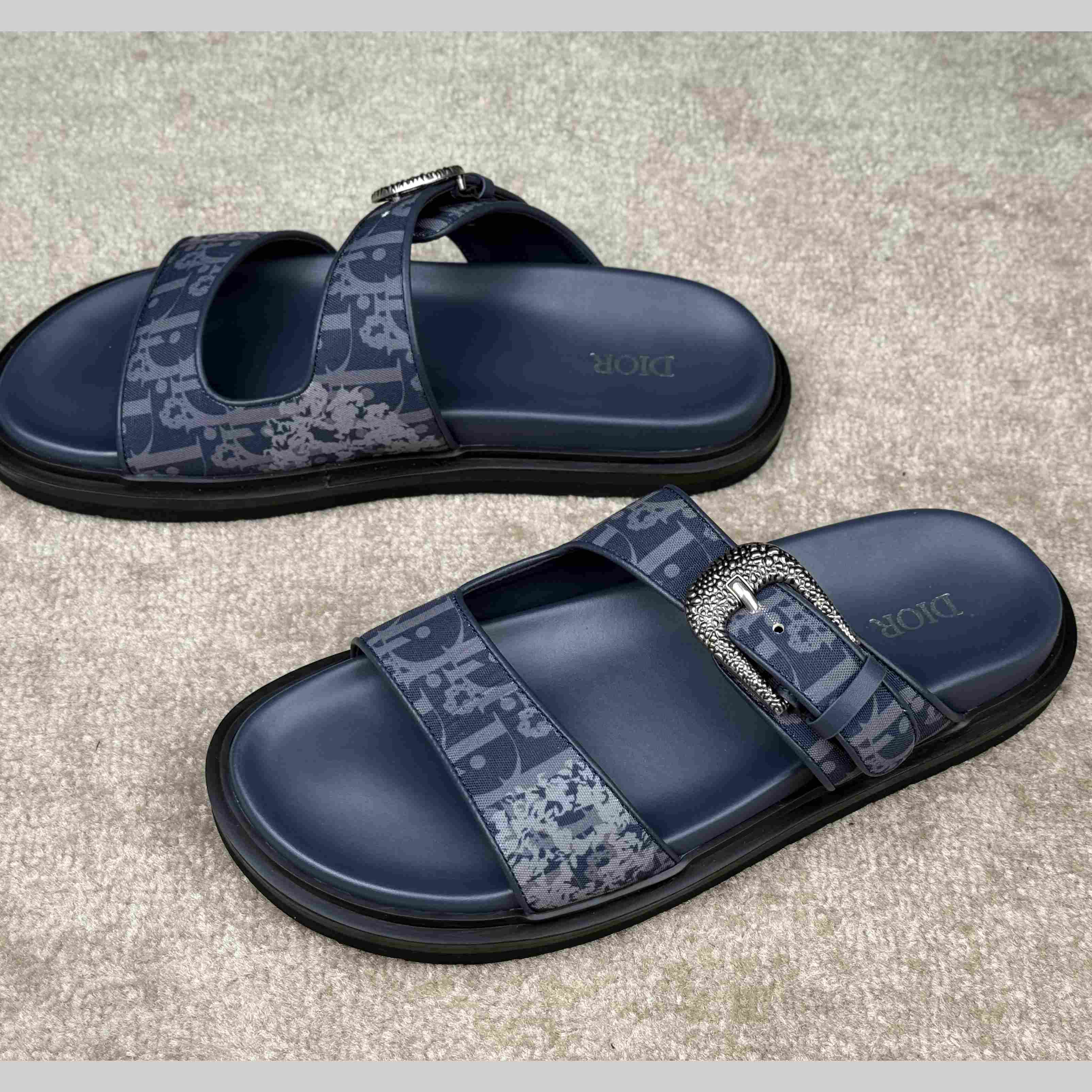 Denim Tears x Dior Aqua Sandal 'Dior Tears - Peace Sign' - FashionPlug