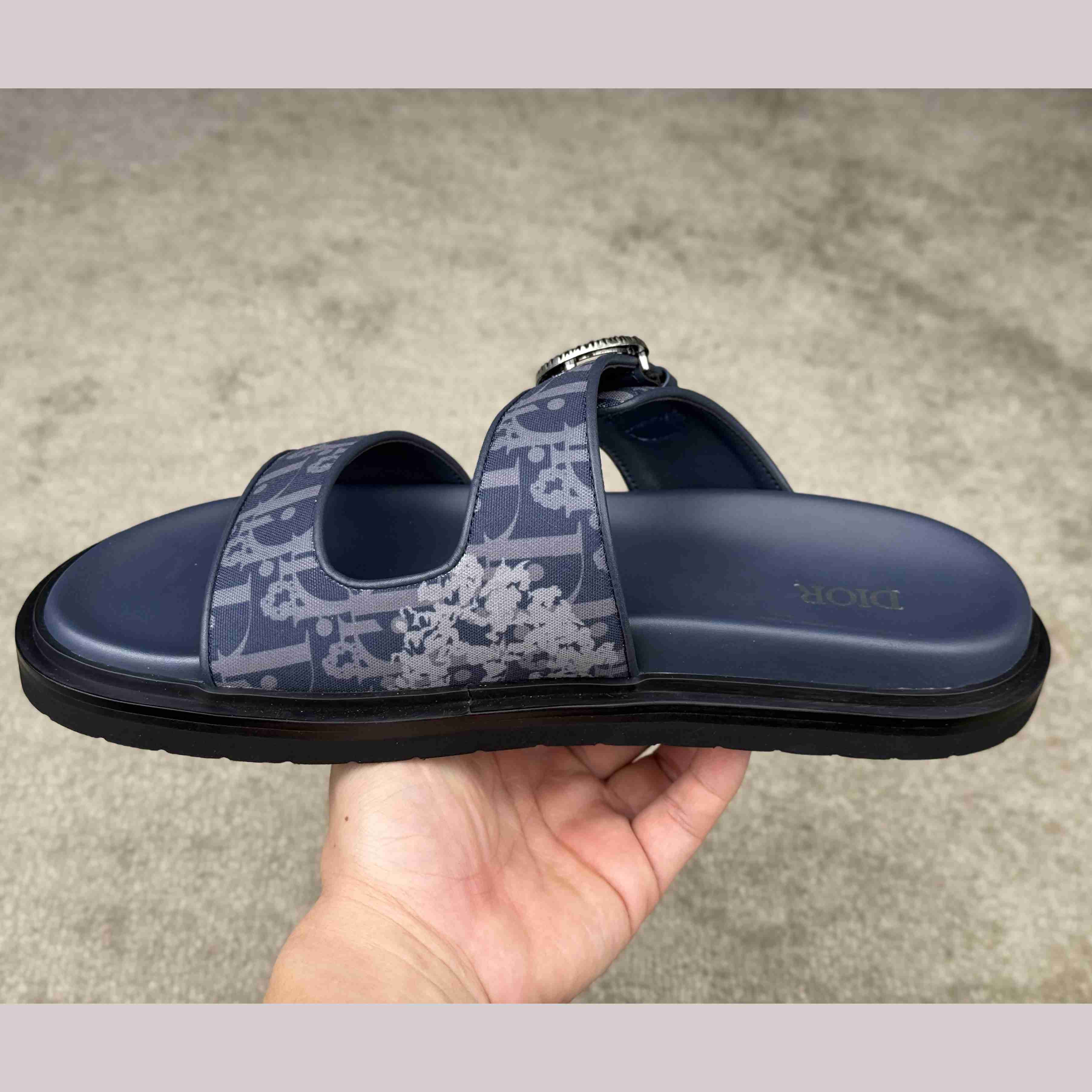 Denim Tears x Dior Aqua Sandal 'Dior Tears - Peace Sign' - FashionPlug