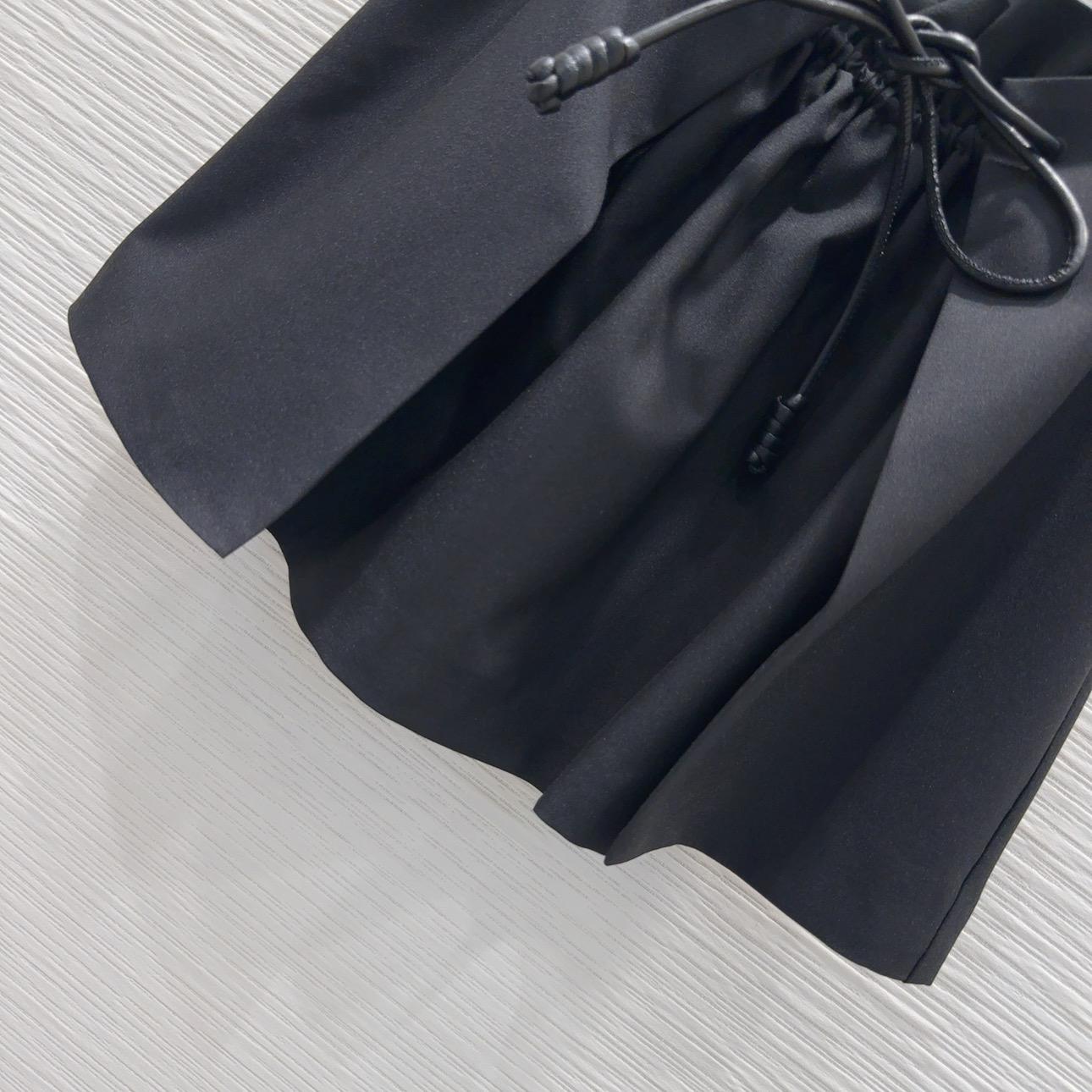 Loewe Logo Cotton And Wool Maxi Skirt - FashionPlug