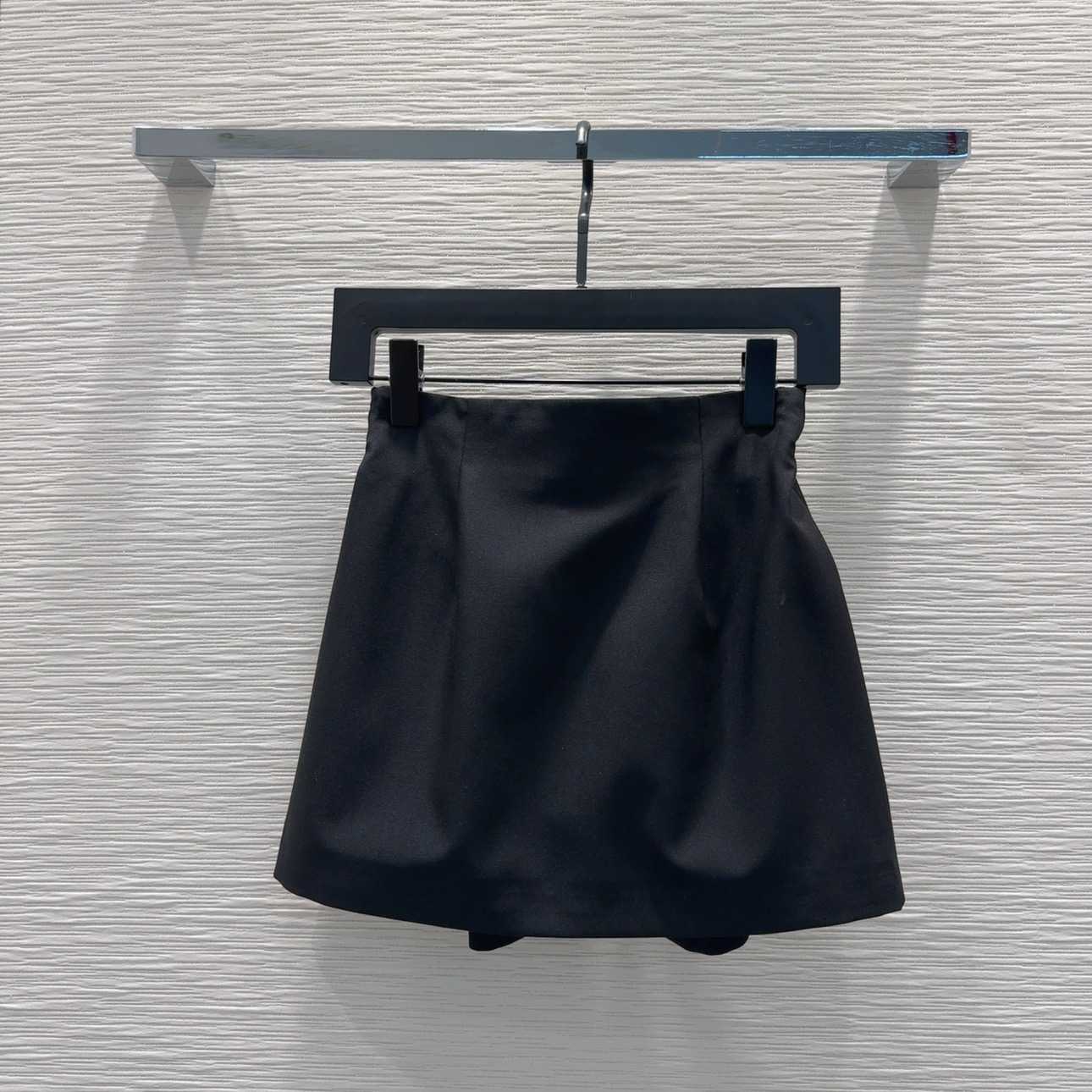 Loewe Logo Cotton And Wool Maxi Skirt - FashionPlug