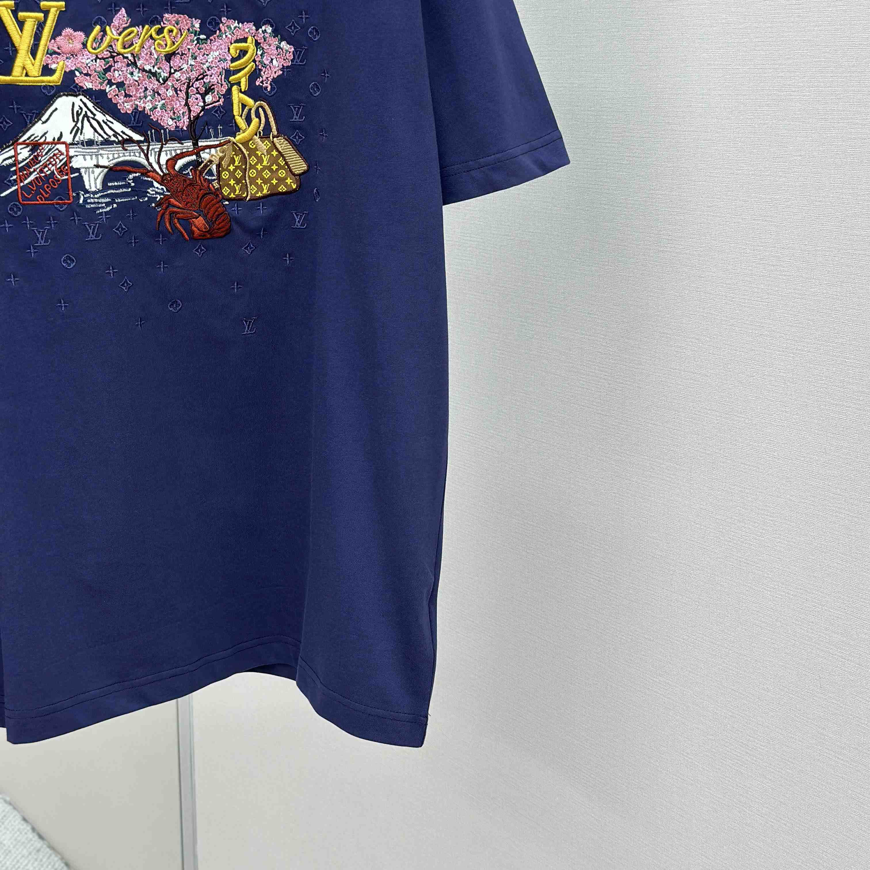 Louis Vuitton Embroidered T-Shirt   1AIMKV - FashionPlug