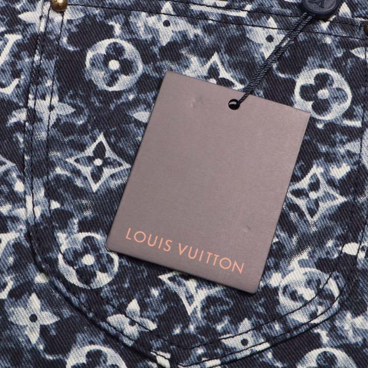 Louis Vuitton Monogram Denim Pants - FashionPlug