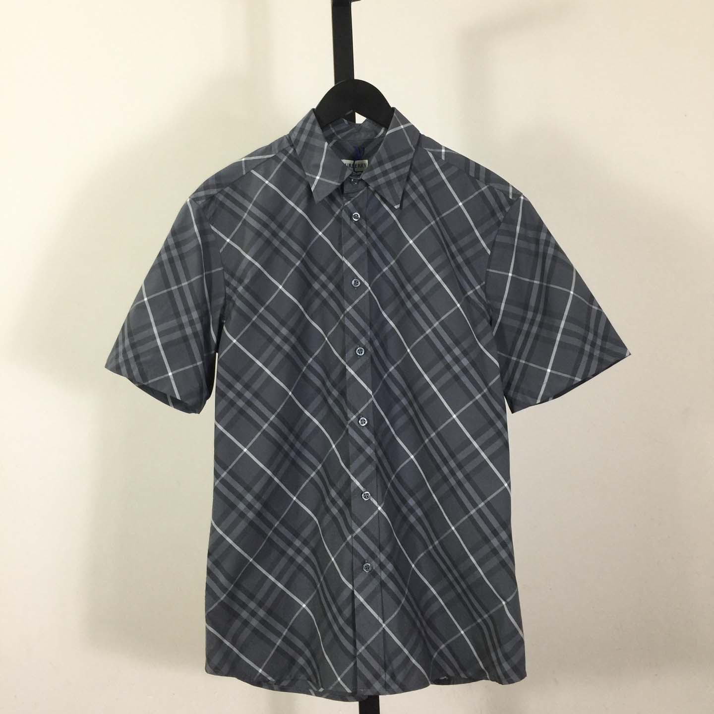 Burberry Men's Check cotton shirt - FashionPlug