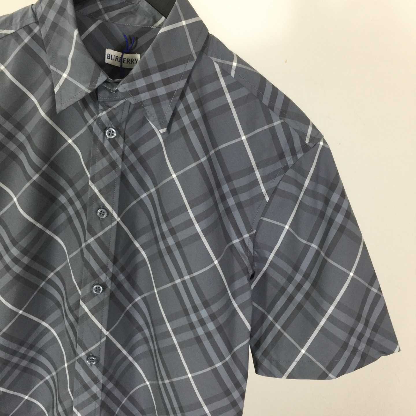 Burberry Men's Check cotton shirt - FashionPlug