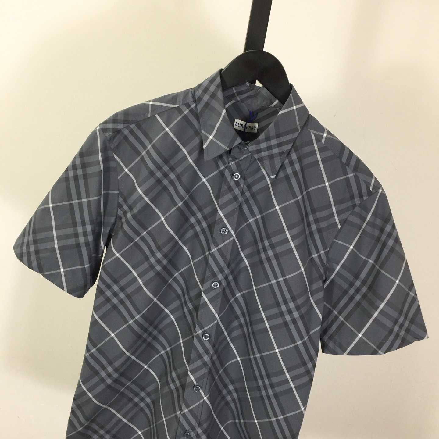 Burberry Men's Check cotton shirt - FashionPlug