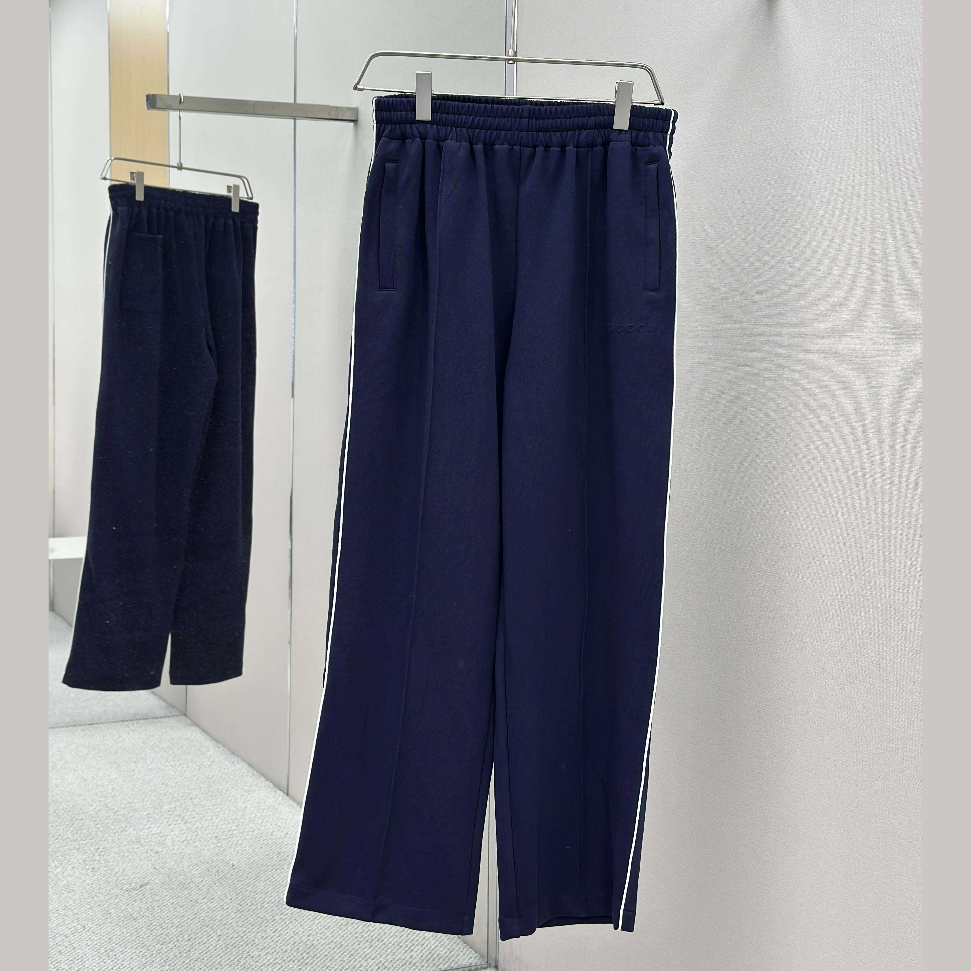 Gucci Technical Jersey Pant With Embossed Logo - FashionPlug