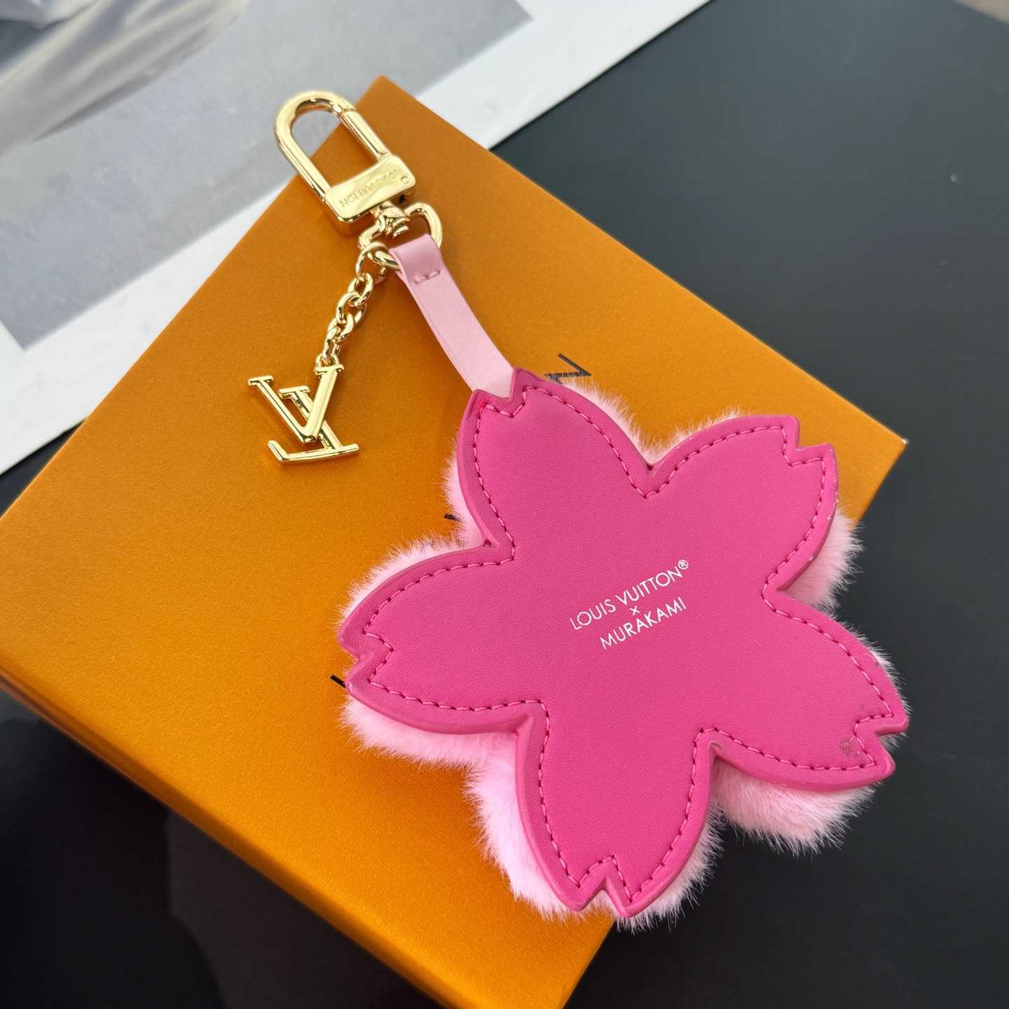 Louis Vuitton LV x TM Cherry Blossom Bag Charm   M02485 - FashionPlug