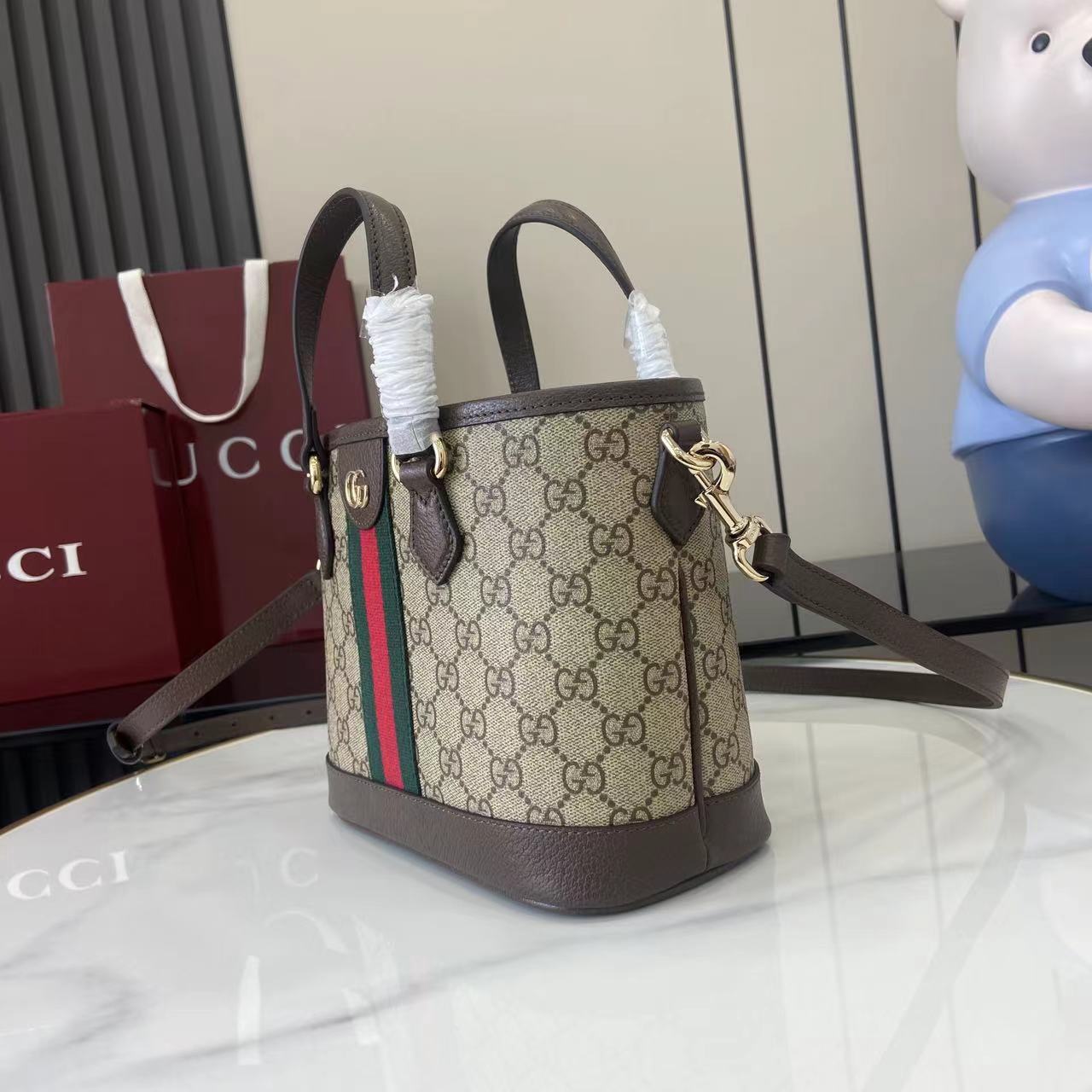 Gucci Ophidia Small Tote Bag - FashionPlug