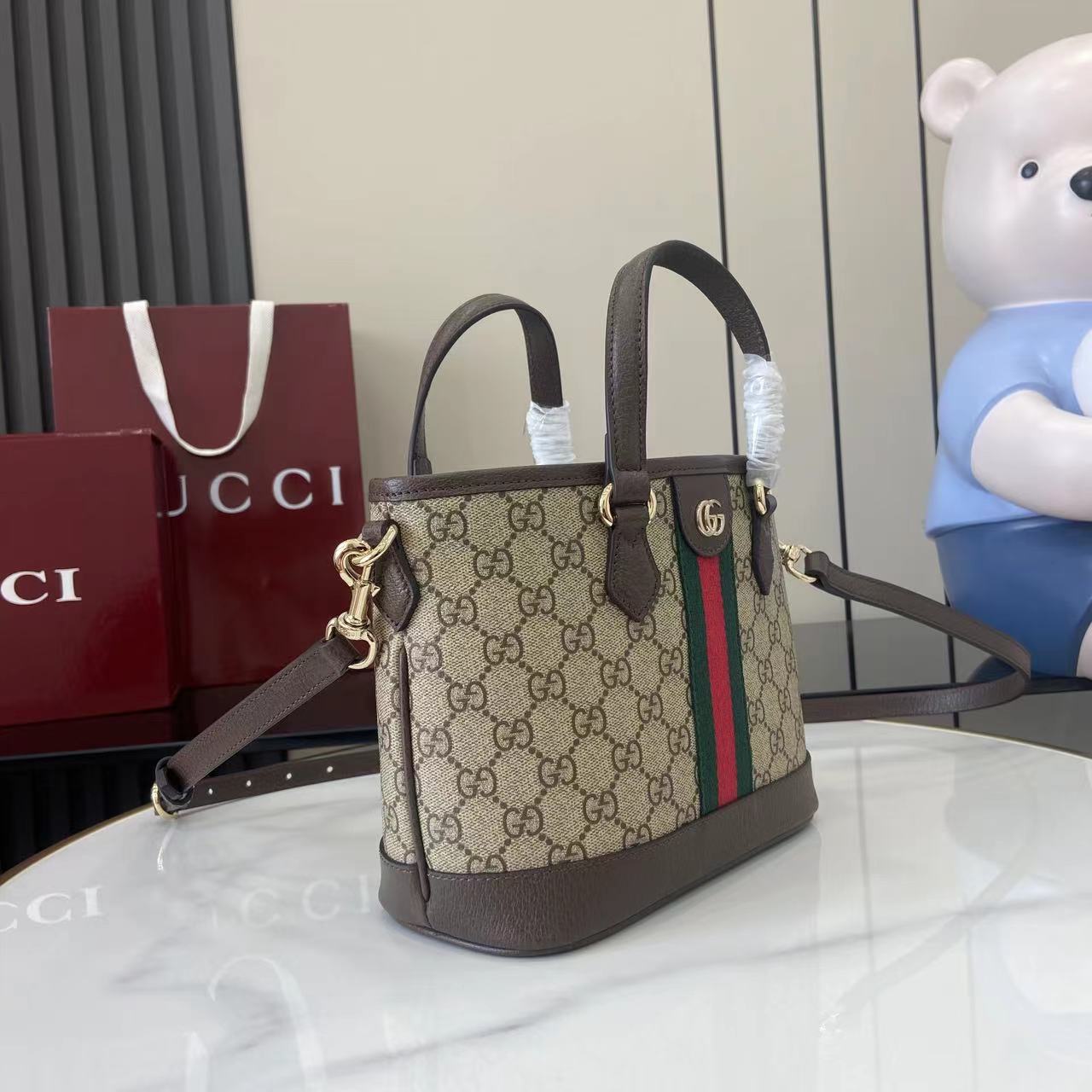 Gucci Ophidia Small Tote Bag - FashionPlug