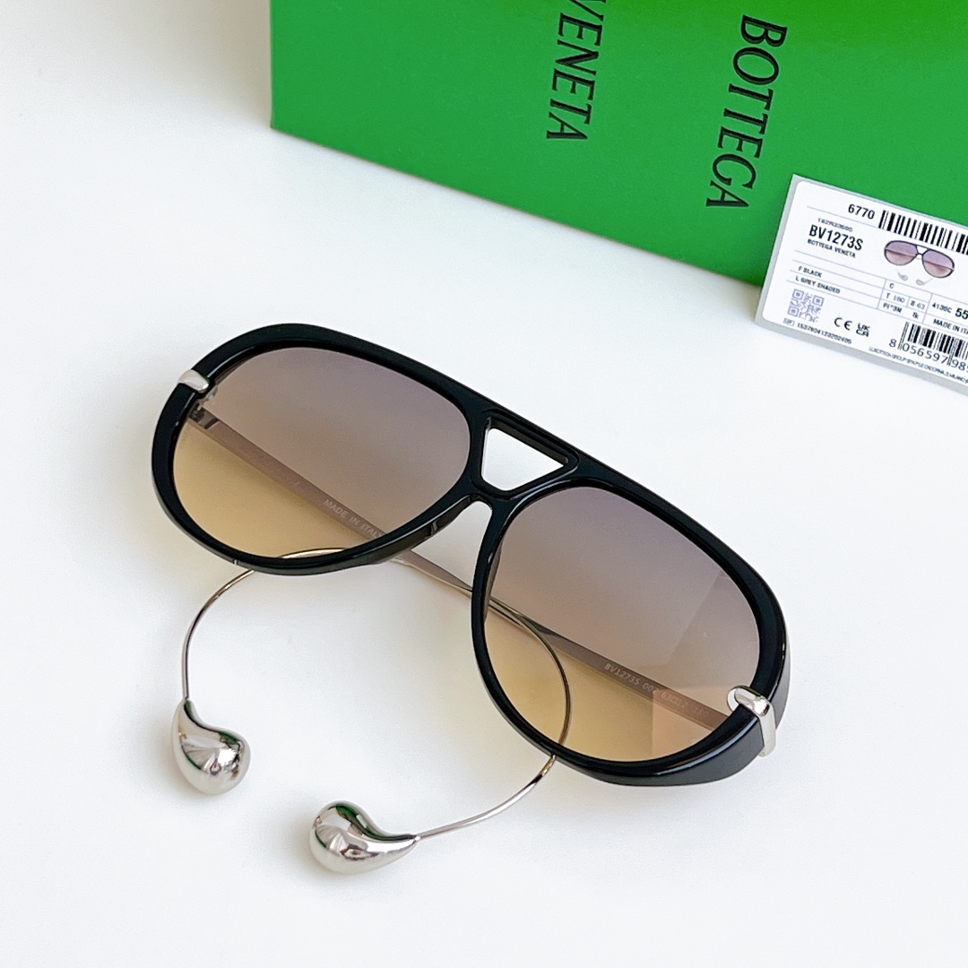 Bottega Veneta Drop Aviator Sunglasses  BV1273S - FashionPlug