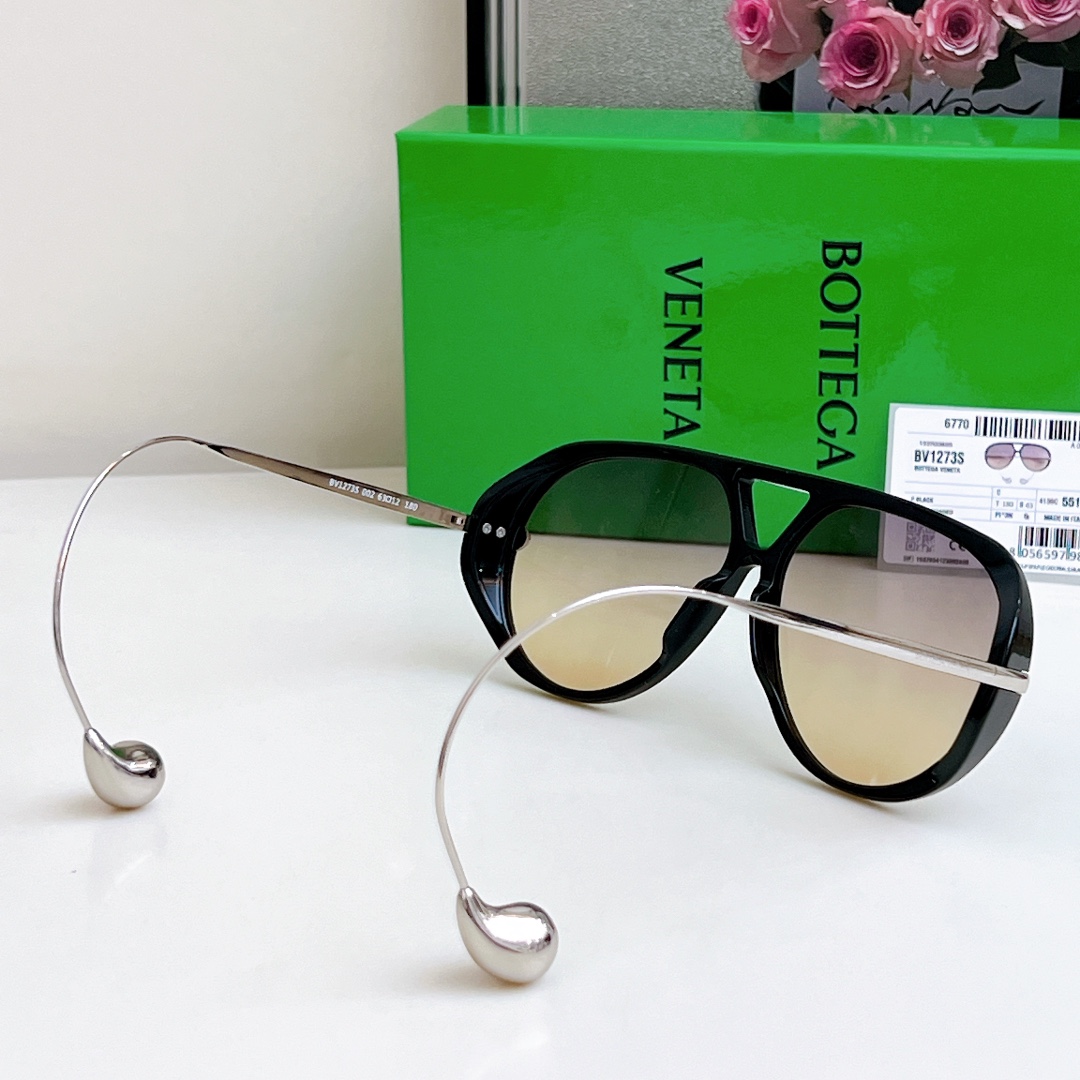 Bottega Veneta Drop Aviator Sunglasses  BV1273S - FashionPlug
