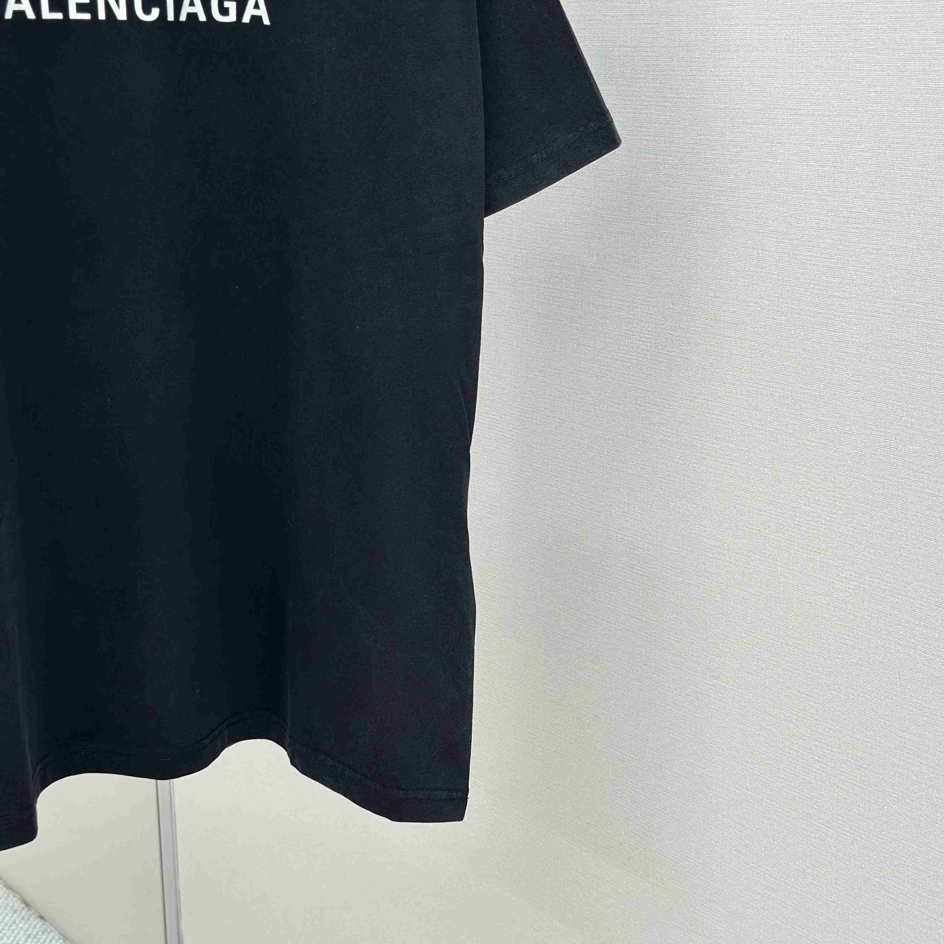 Balenciaga I PUMA Oversized T-Shirt in faded washed black dry jersey - FashionPlug