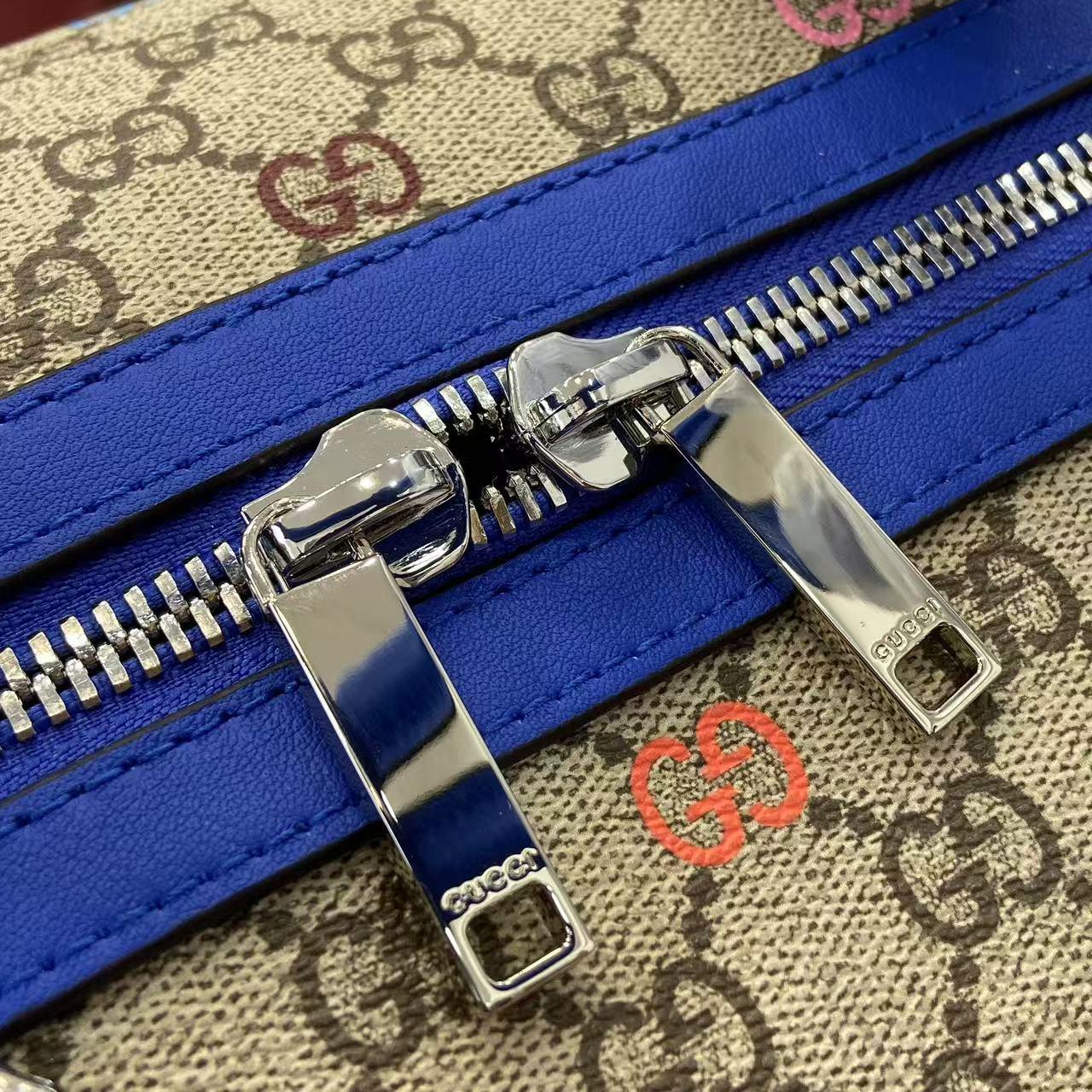 Gucci GG Multicolor Medium Duffle Bag - FashionPlug