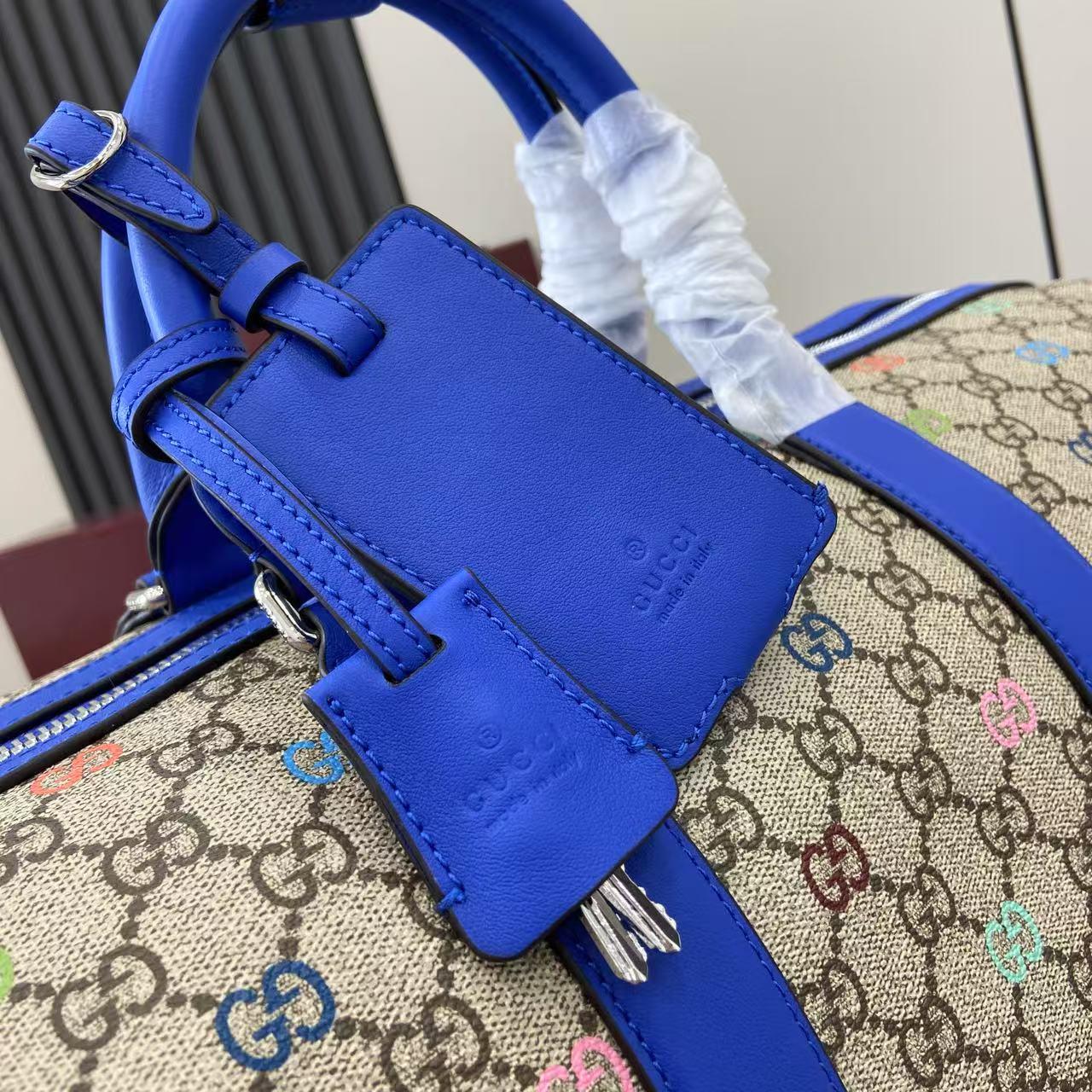 Gucci GG Multicolor Medium Duffle Bag - FashionPlug