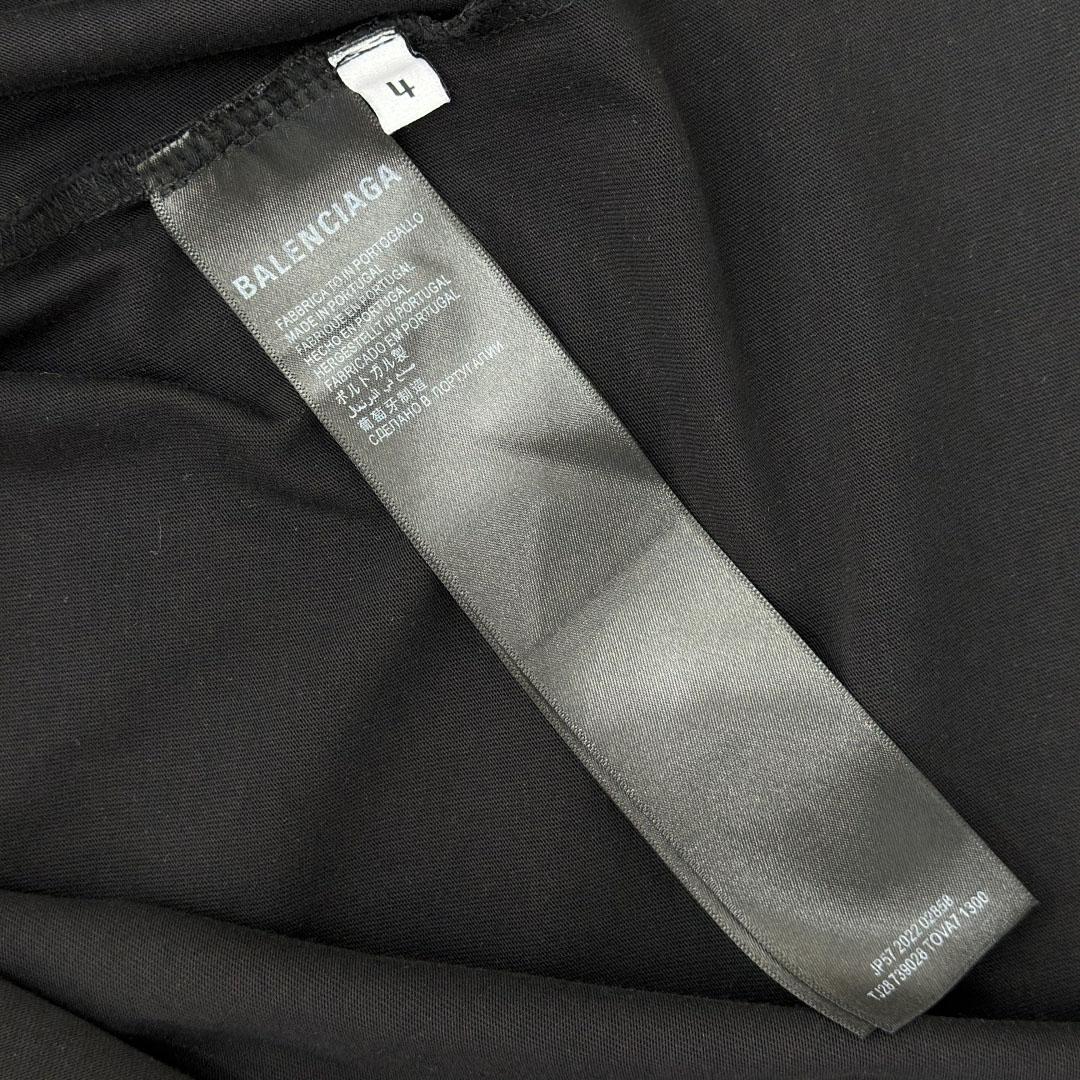 Balenciaga Music | Britney Spears Series Oversized T-Shirt In Faded Black - FashionPlug