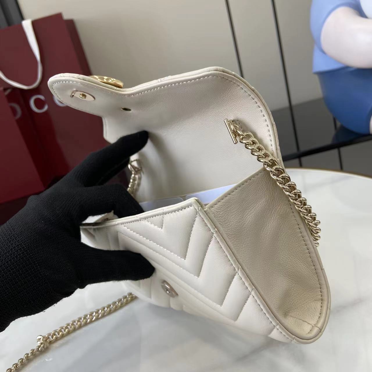 Gucci GG Marmont Wallet On Chain - FashionPlug