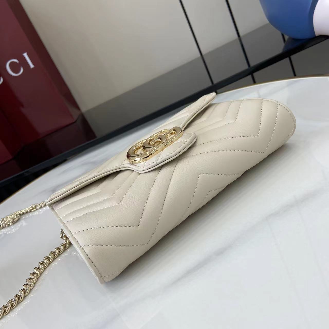 Gucci GG Marmont Wallet On Chain - FashionPlug